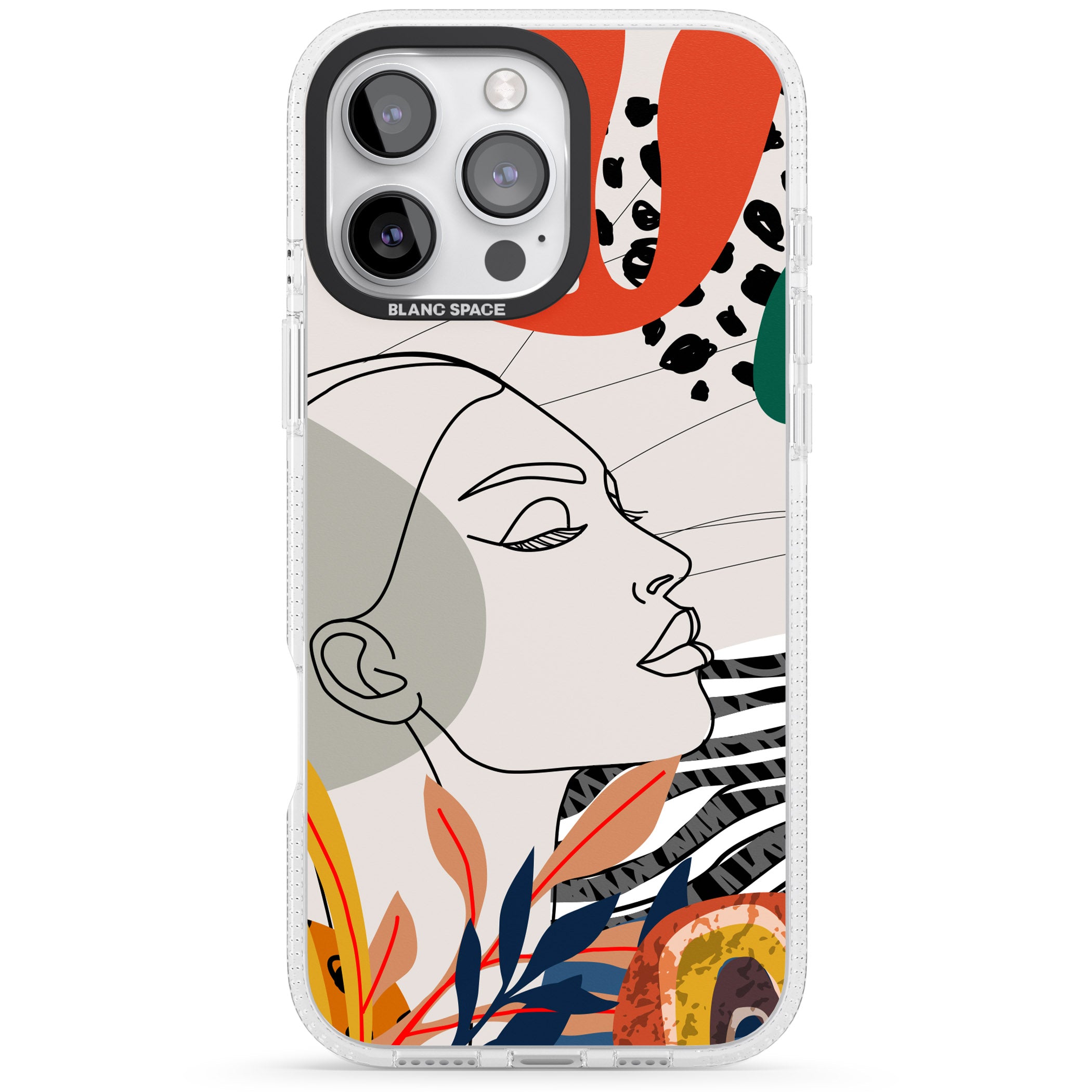 Girl Gone Wild iPhone 16 Pro Max / 16 Pro Clear Case Impact Air - Blanc Space