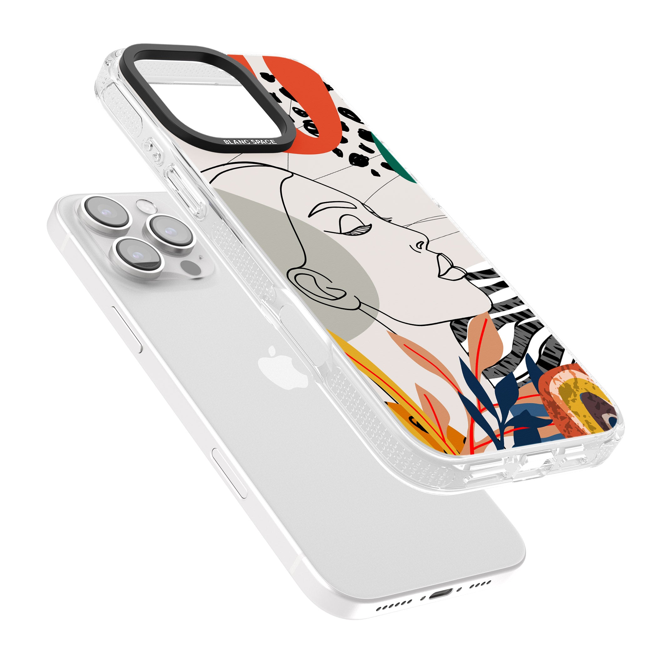 Girl Gone Wild iPhone 16 Pro Max / 16 Pro Clear Case Impact Air - Blanc Space