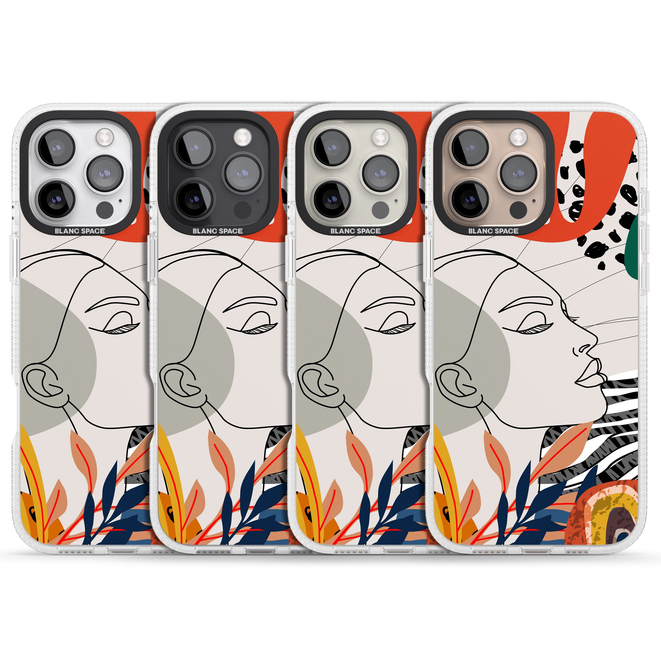 Girl Gone Wild iPhone 16 Pro Max / 16 Pro Clear Case Impact Air - Blanc Space