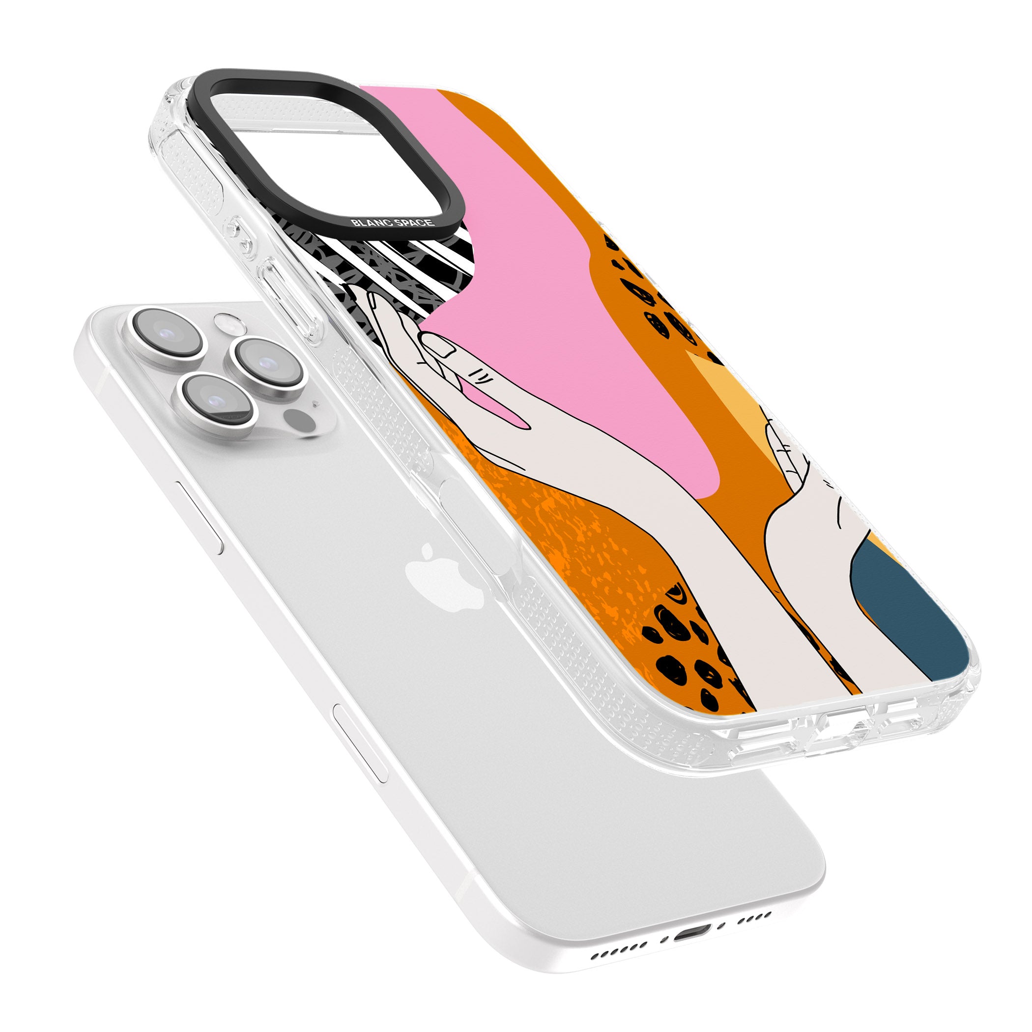 Catching Feels iPhone 16 Pro Max / 16 Pro Clear Case Impact Air - Blanc Space