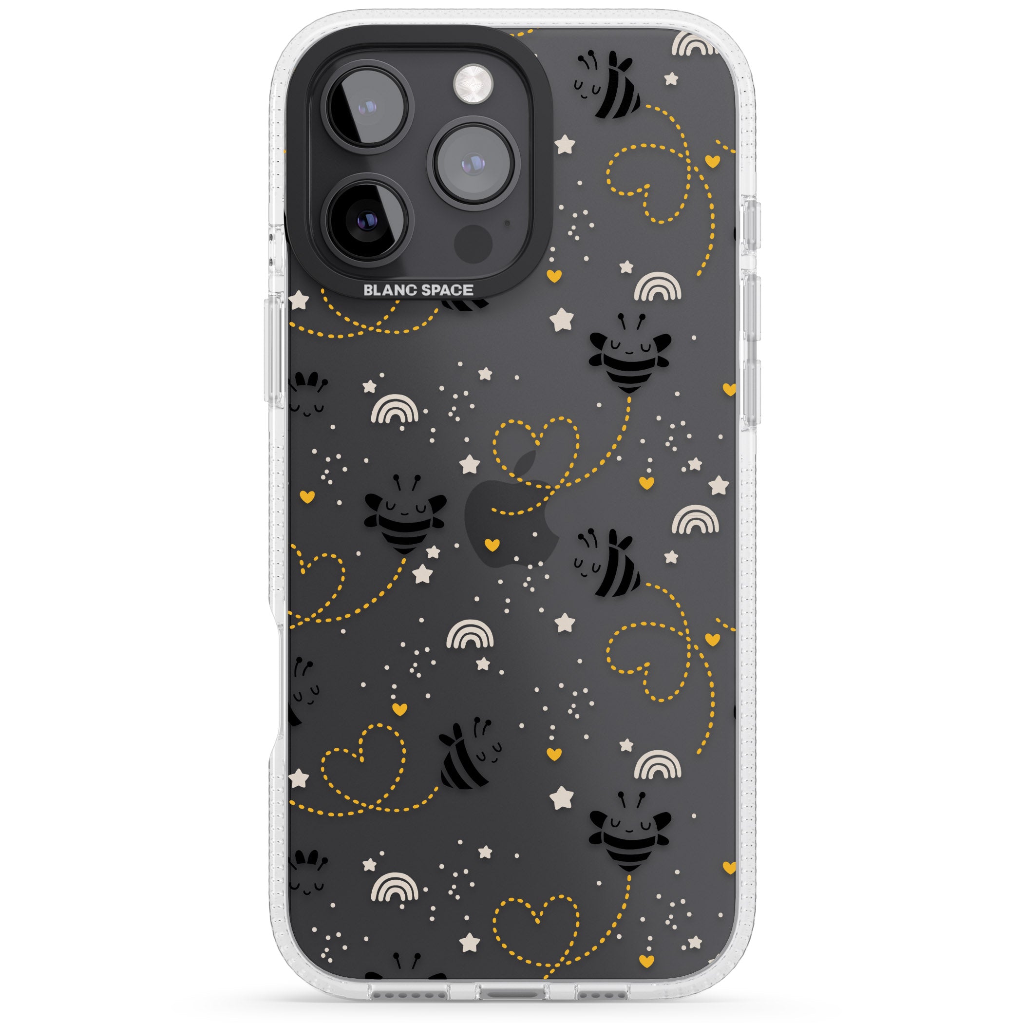Bee Hearts Pattern