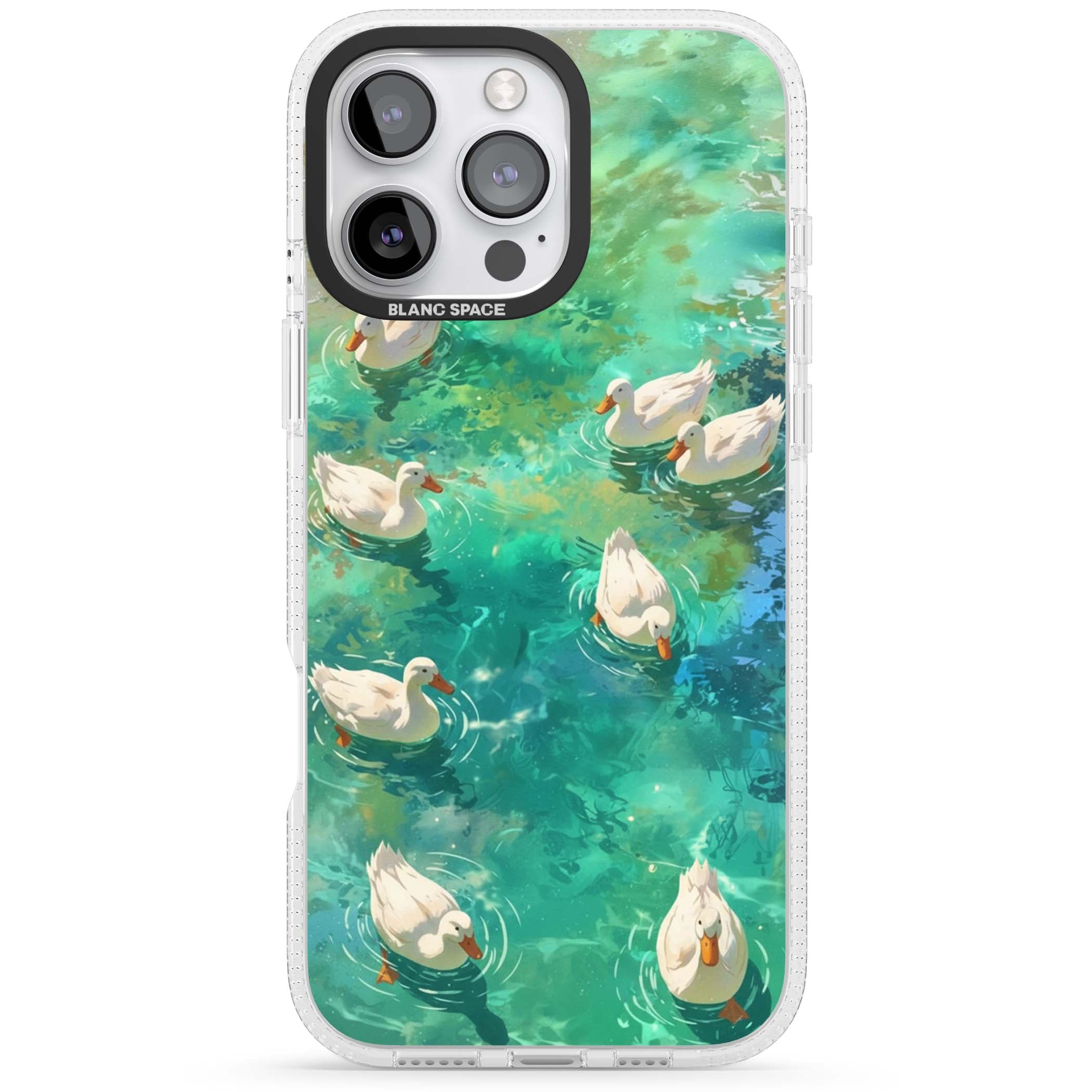 Ducks In The Pond for her iPhone case | Clear Case Impact Air case for iPhone 16 Pro, iPhone 16 Pro Max
