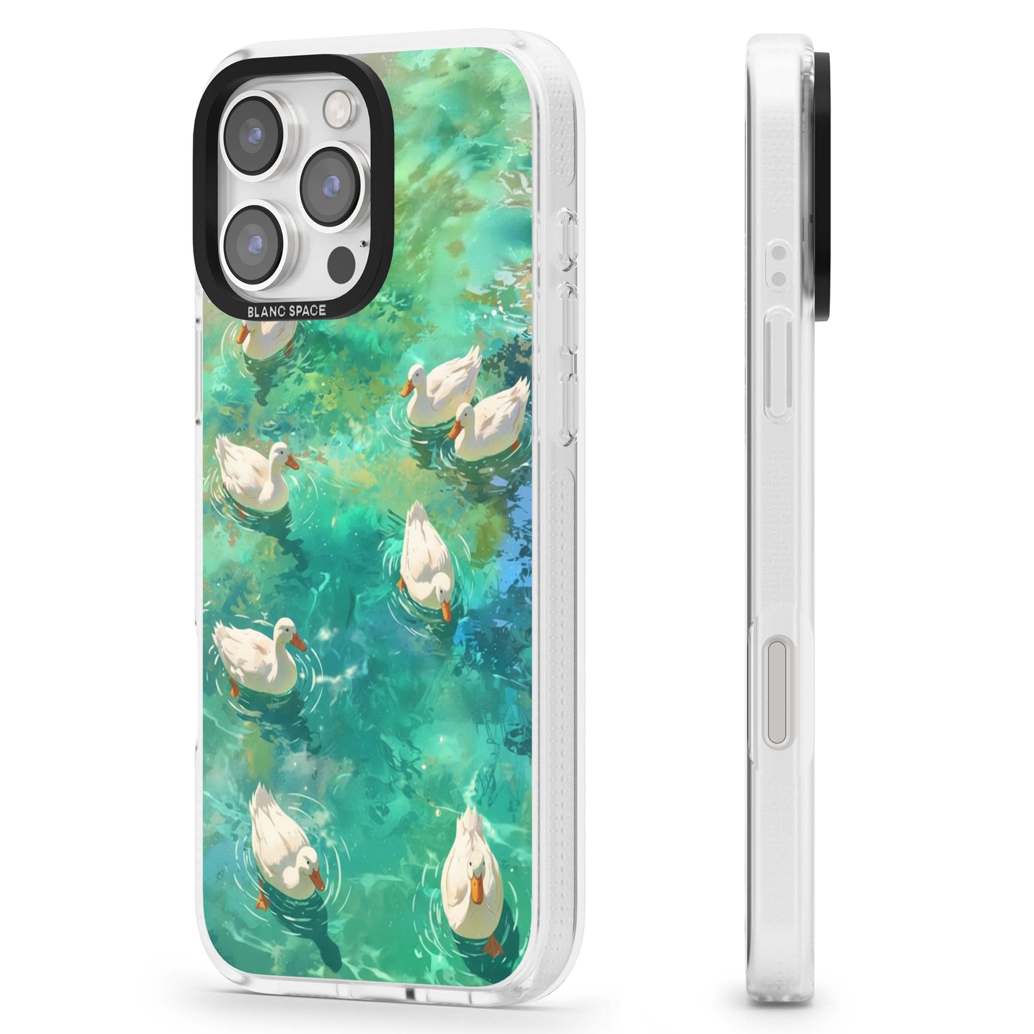 Ducks In The Pond for her iPhone case | Clear Case Impact Air case for iPhone 16 Pro, iPhone 16 Pro Max