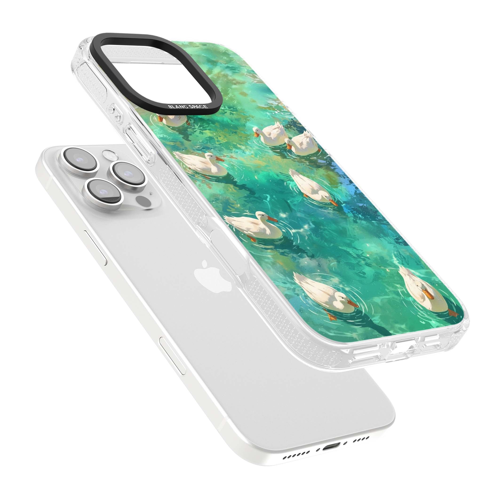 Ducks In The Pond for her iPhone case | Clear Case Impact Air case for iPhone 16 Pro, iPhone 16 Pro Max