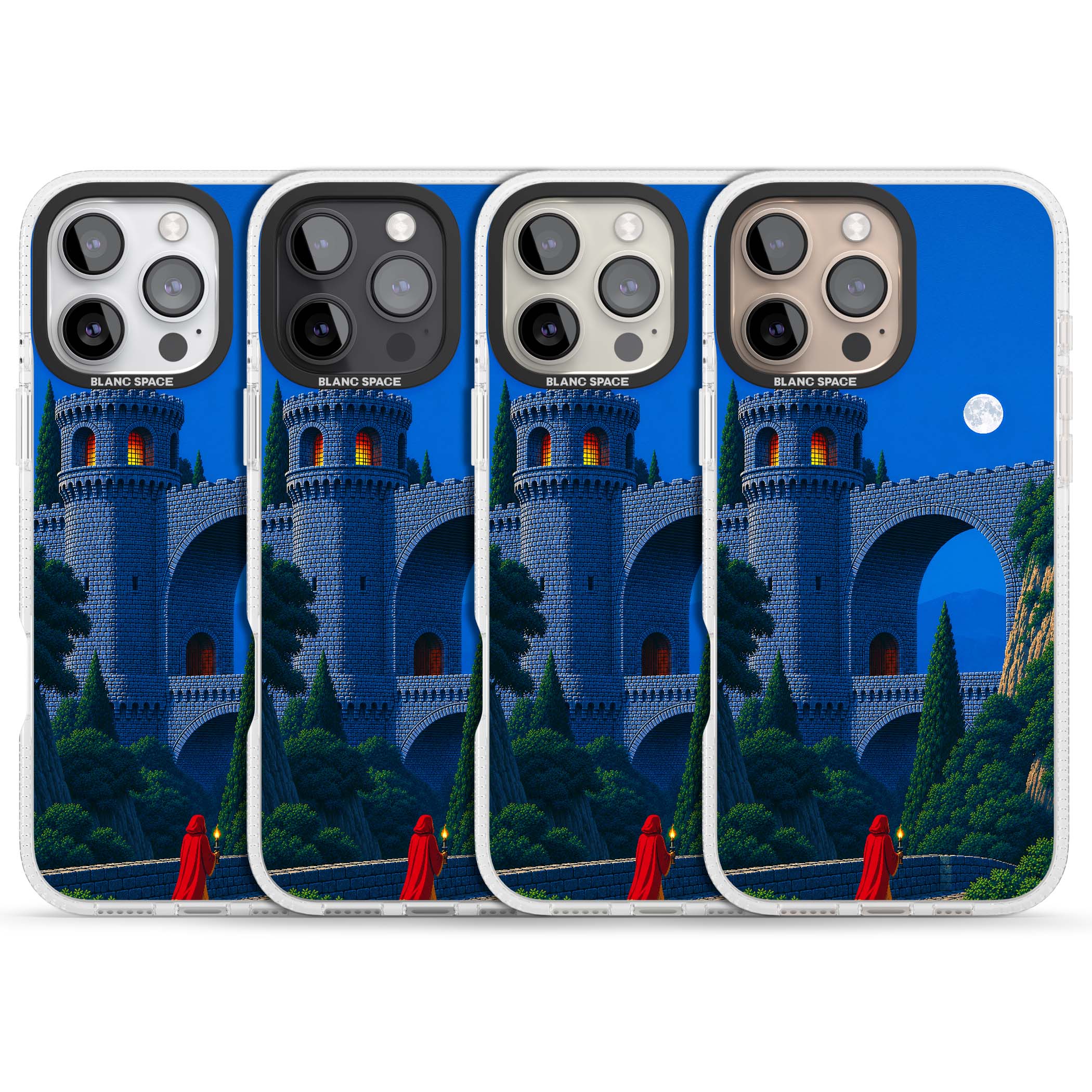 Castle Walls art iPhone case | Clear Case Impact Air case for iPhone 16 Pro, iPhone 16 Pro Max