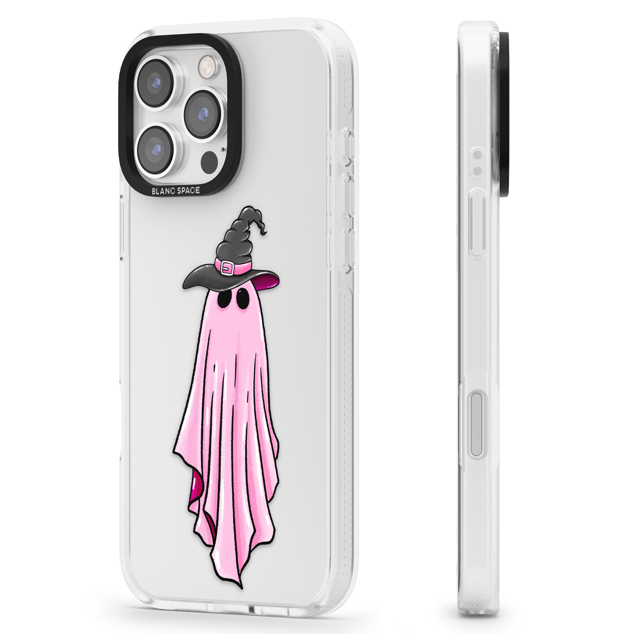 New Hat Day iPhone 16 Pro Max / 16 Pro Clear Case Impact Air - Blanc Space