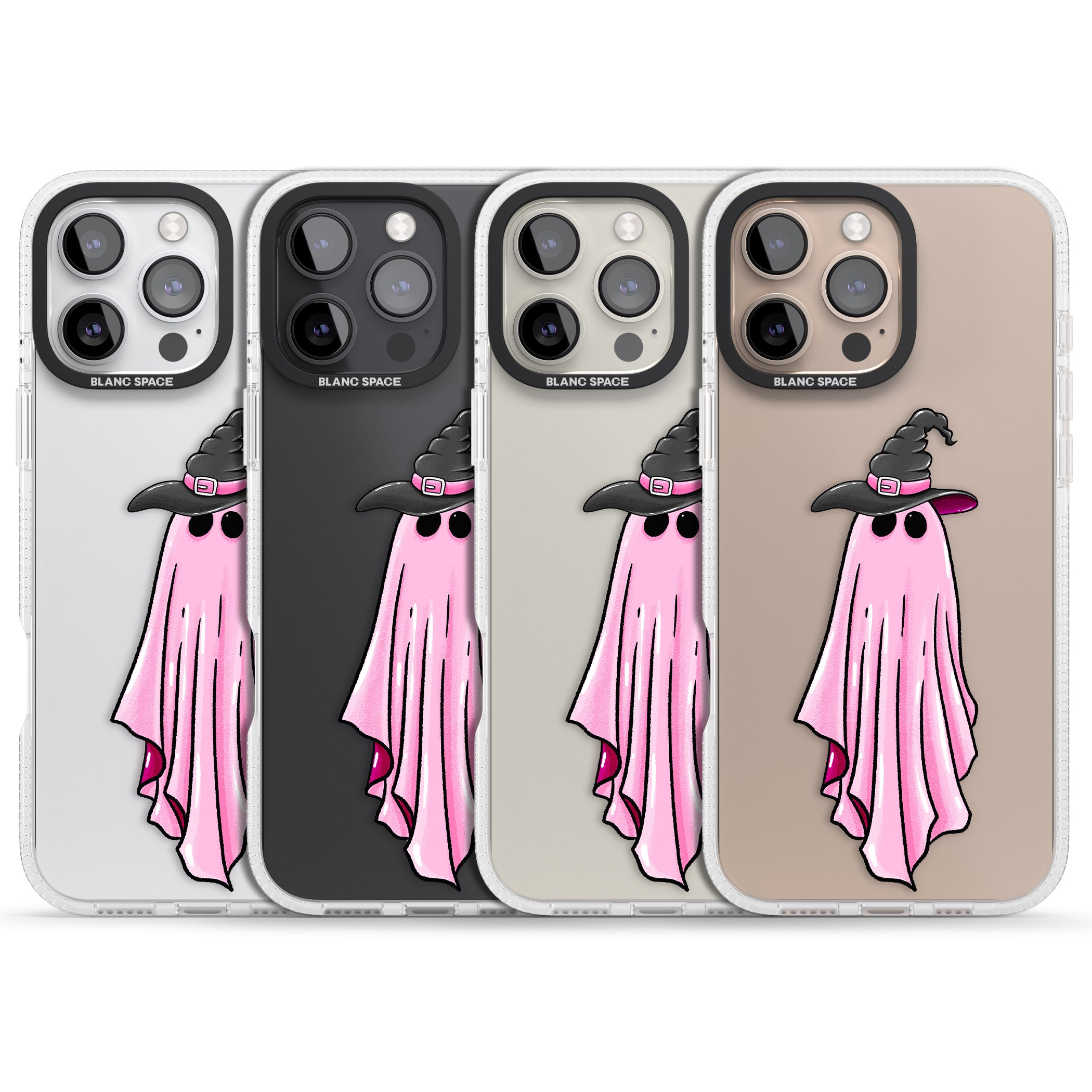 New Hat Day iPhone 16 Pro Max / 16 Pro Clear Case Impact Air - Blanc Space