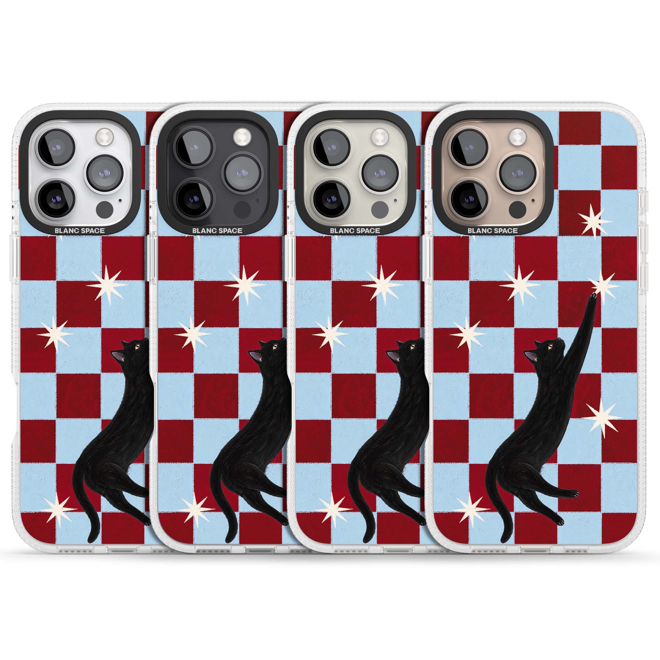 Starlit Kitty animals iPhone case | Clear Case Impact Air case for iPhone 16 Pro, iPhone 16 Pro Max