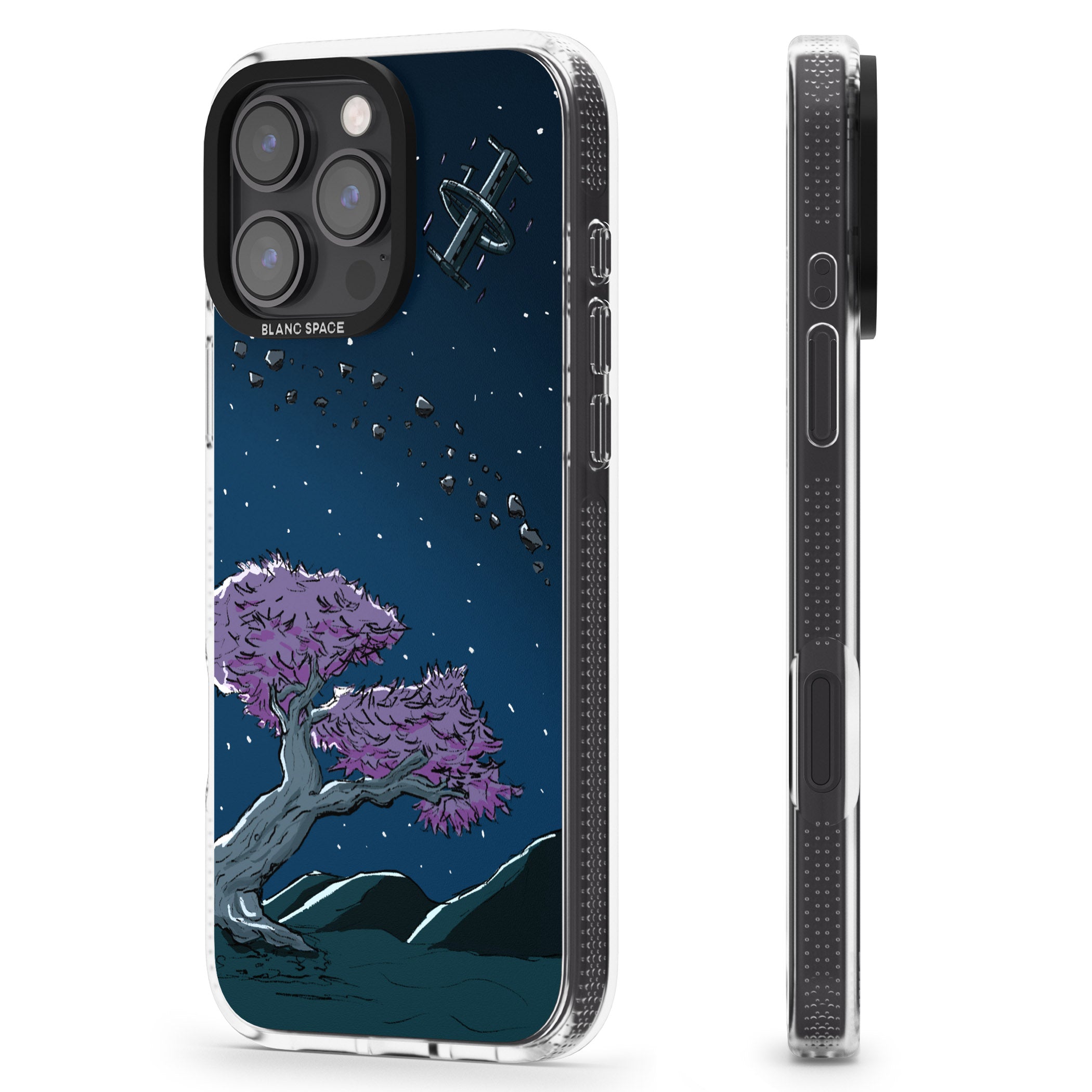 Orbit iPhone 16 Pro Max / 16 Pro Clear Case Impact Air - Blanc Space