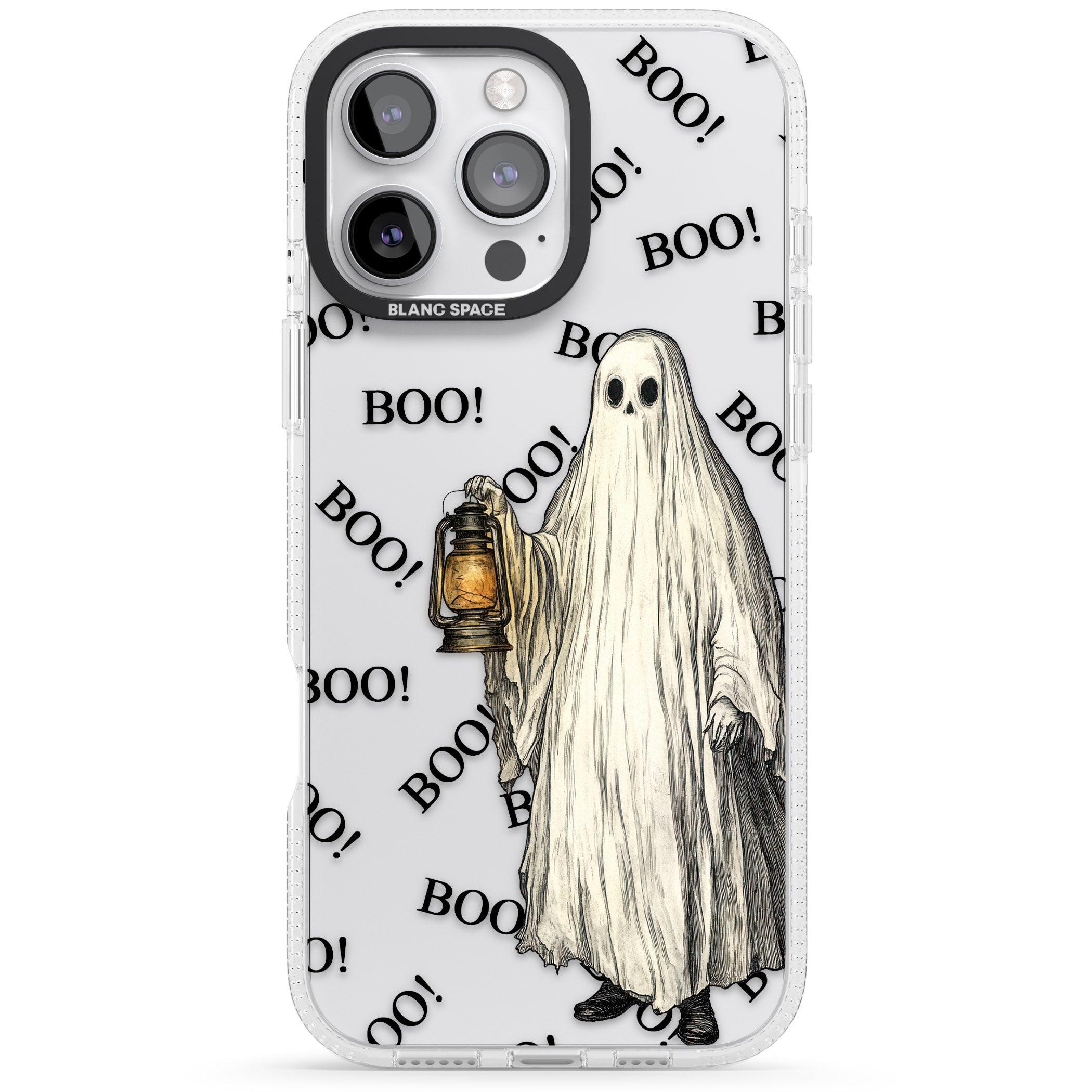 Light the Way iPhone 16 Pro Max / 16 Pro Clear Case Impact Air - Blanc Space