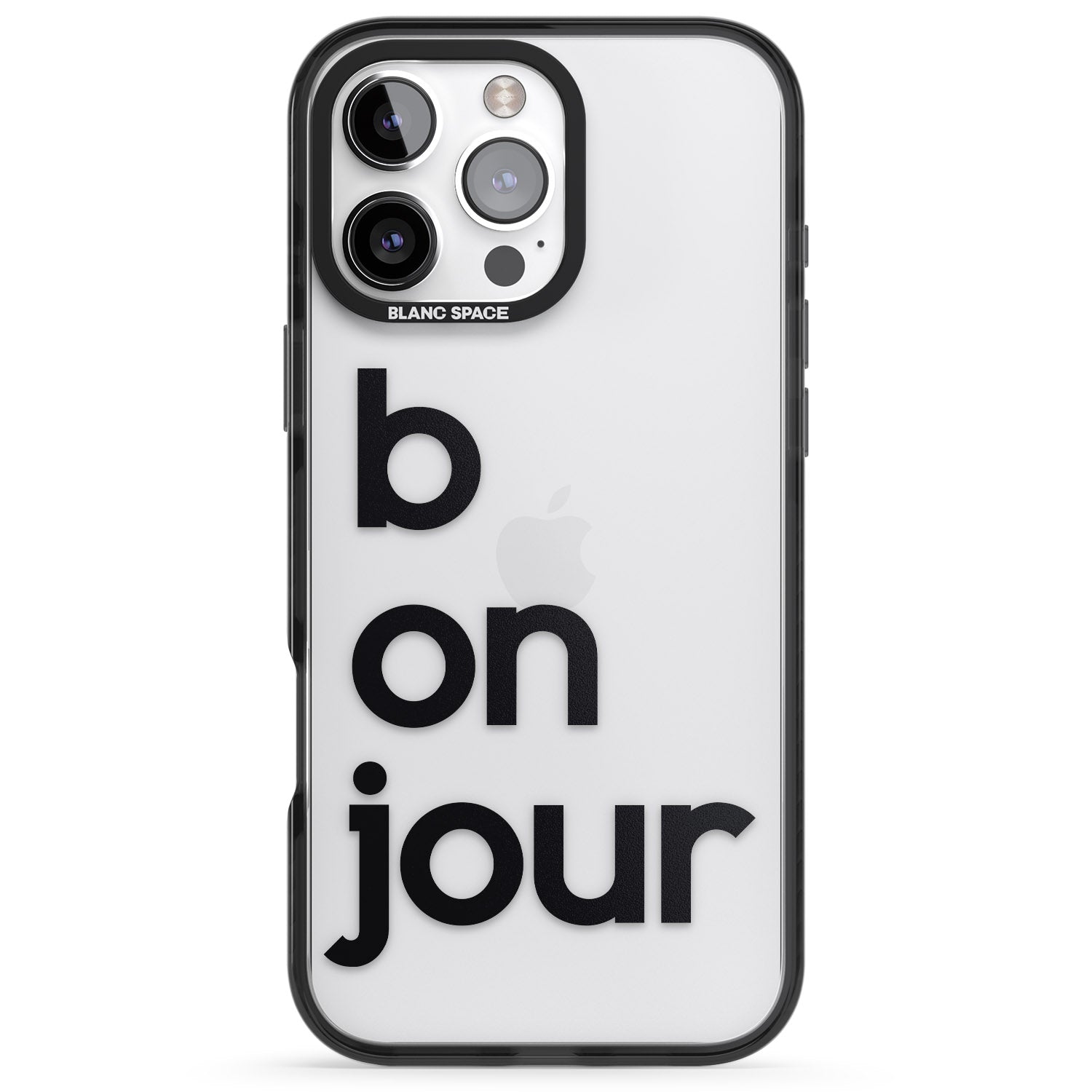 iPhone 16 Pro Max Bonjour Black Impact Phone Case