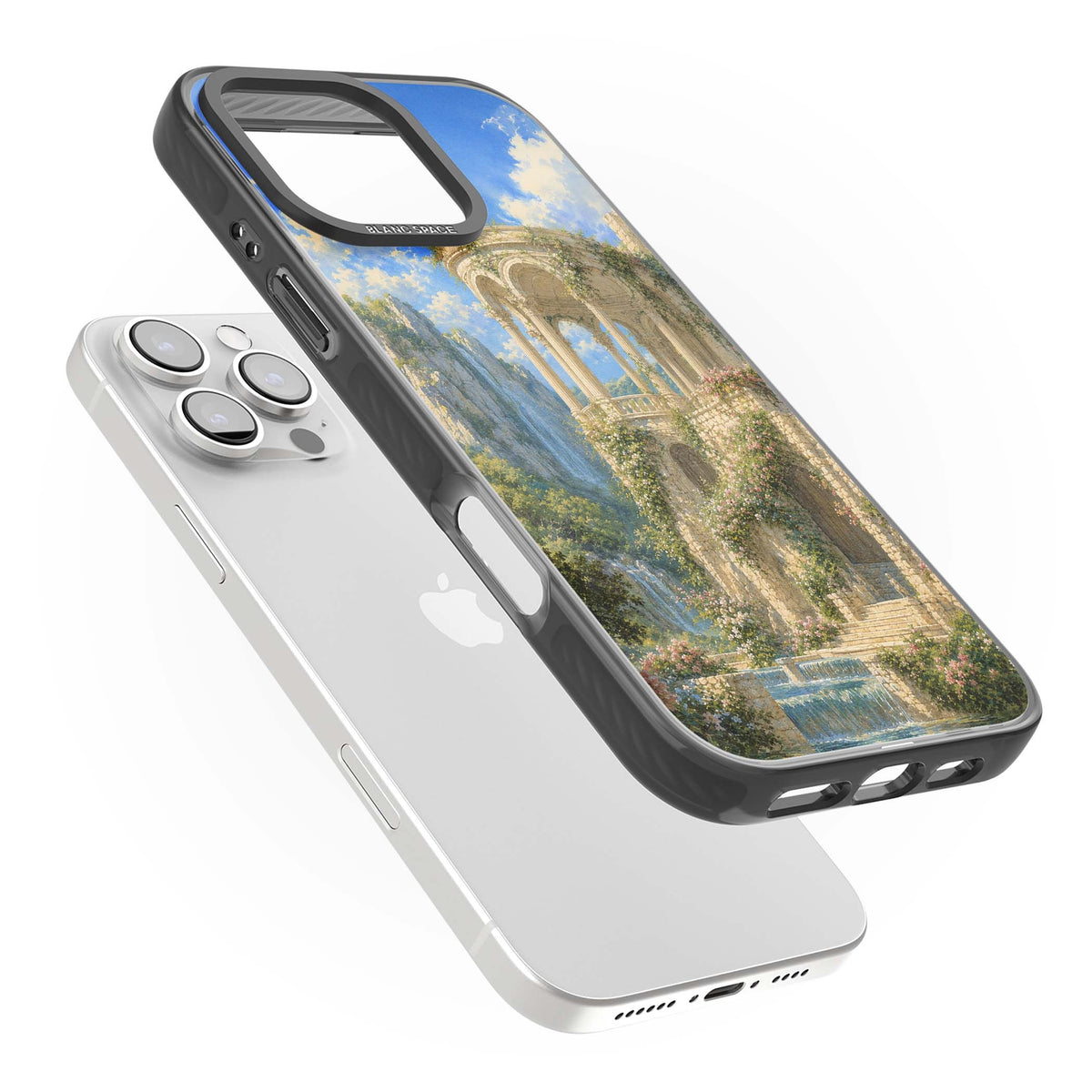 Palace Pavilion fairycore iPhone case | Black Impact case for iPhone 16 Pro, iPhone 16 Pro Max