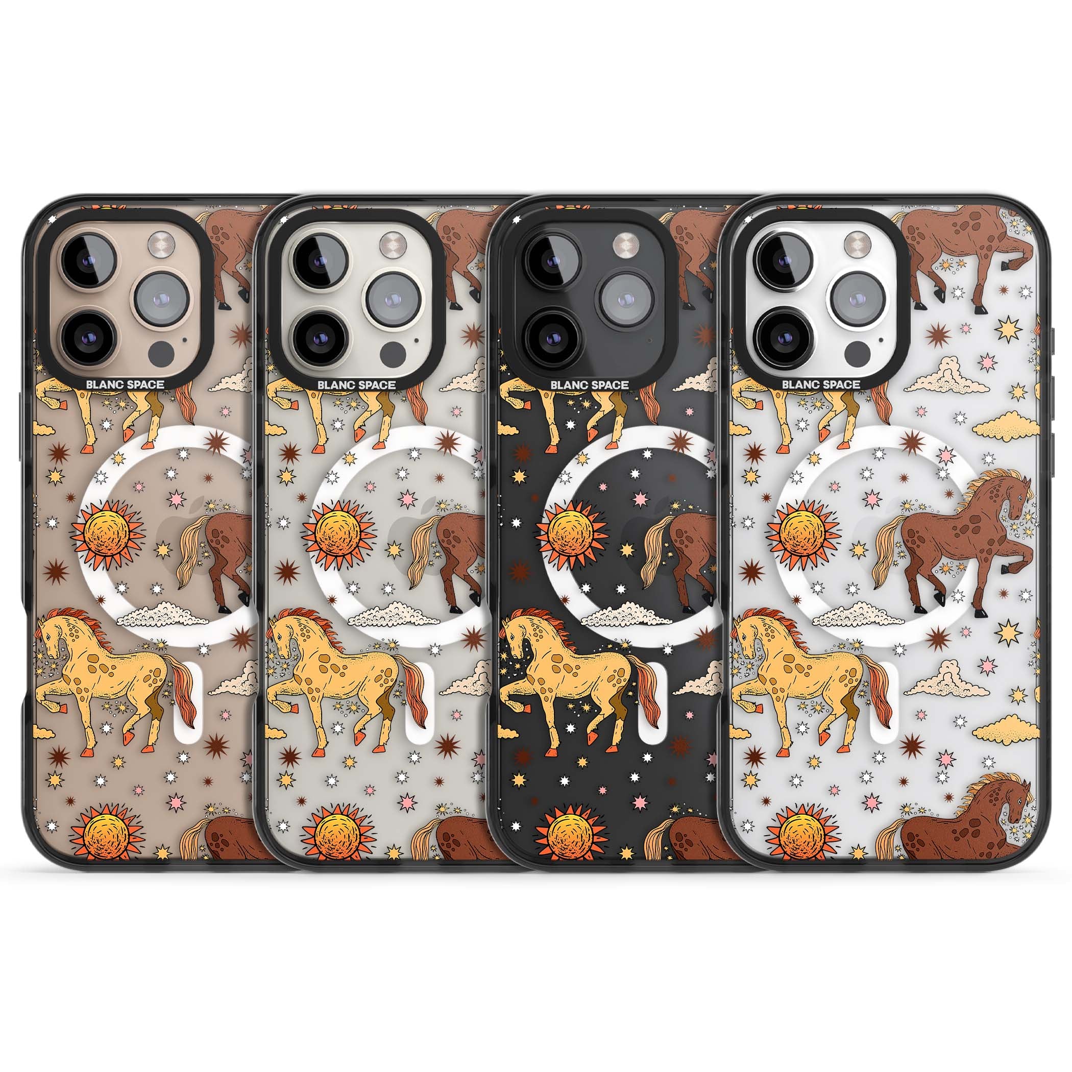 Elevate Your Phone'S Style With This Boho Celestial Sun & Eye Phone Case, Featuring A Mystical Blend Of Suns, All-Seeing Eyes, Butterflies, Stars, And