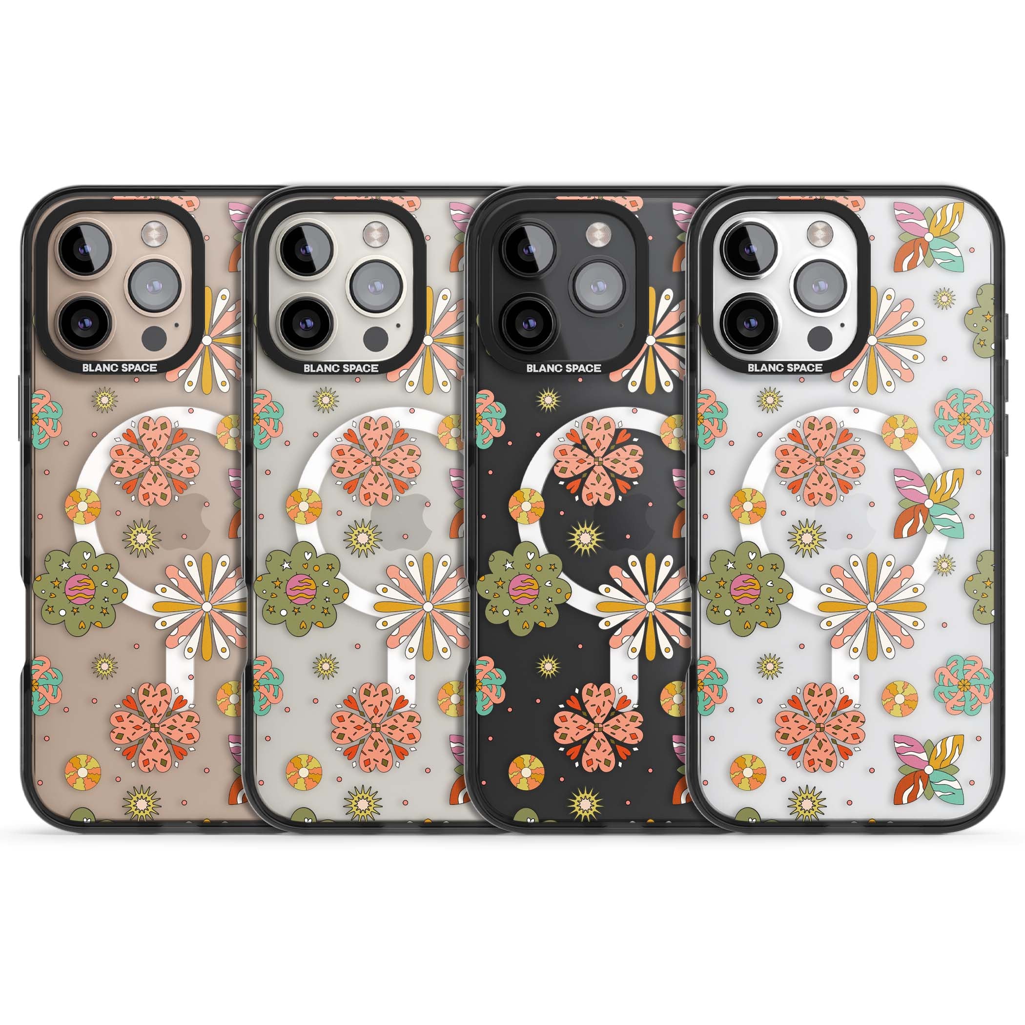 Elevate Your Phone'S Style With This Boho Celestial Sun & Eye Phone Case, Featuring A Mystical Blend Of Suns, All-Seeing Eyes, Butterflies, Stars, And