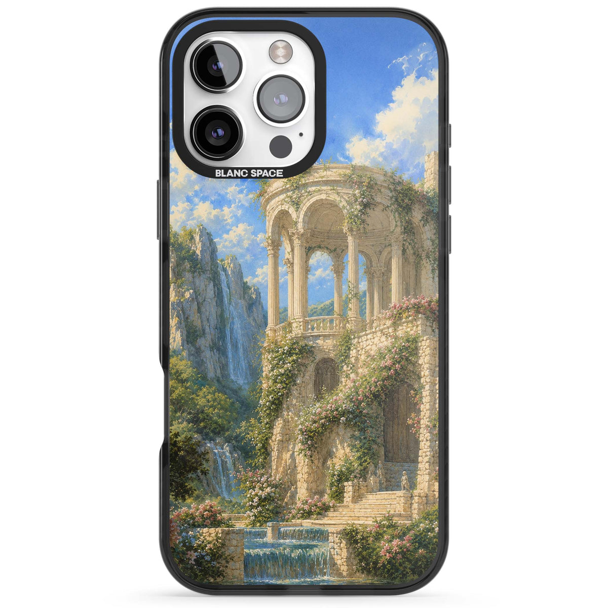 Palace Pavilion fairycore iPhone case | Black Impact Magsafe case for iPhone 16 Pro, iPhone 16 Pro Max