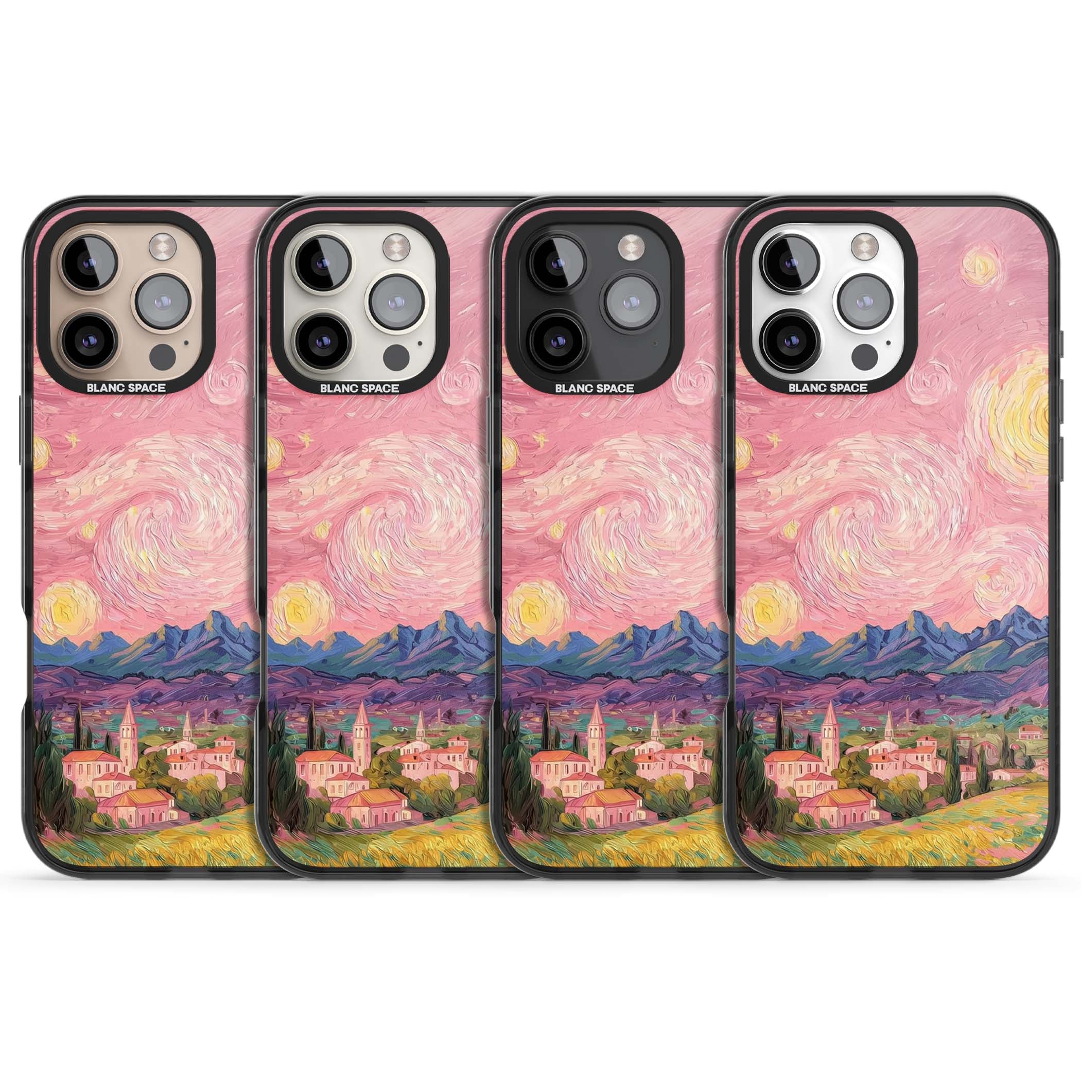 The Starry Sunset for her iPhone case | Black Impact Magsafe case for iPhone 16 Pro, iPhone 16 Pro Max
