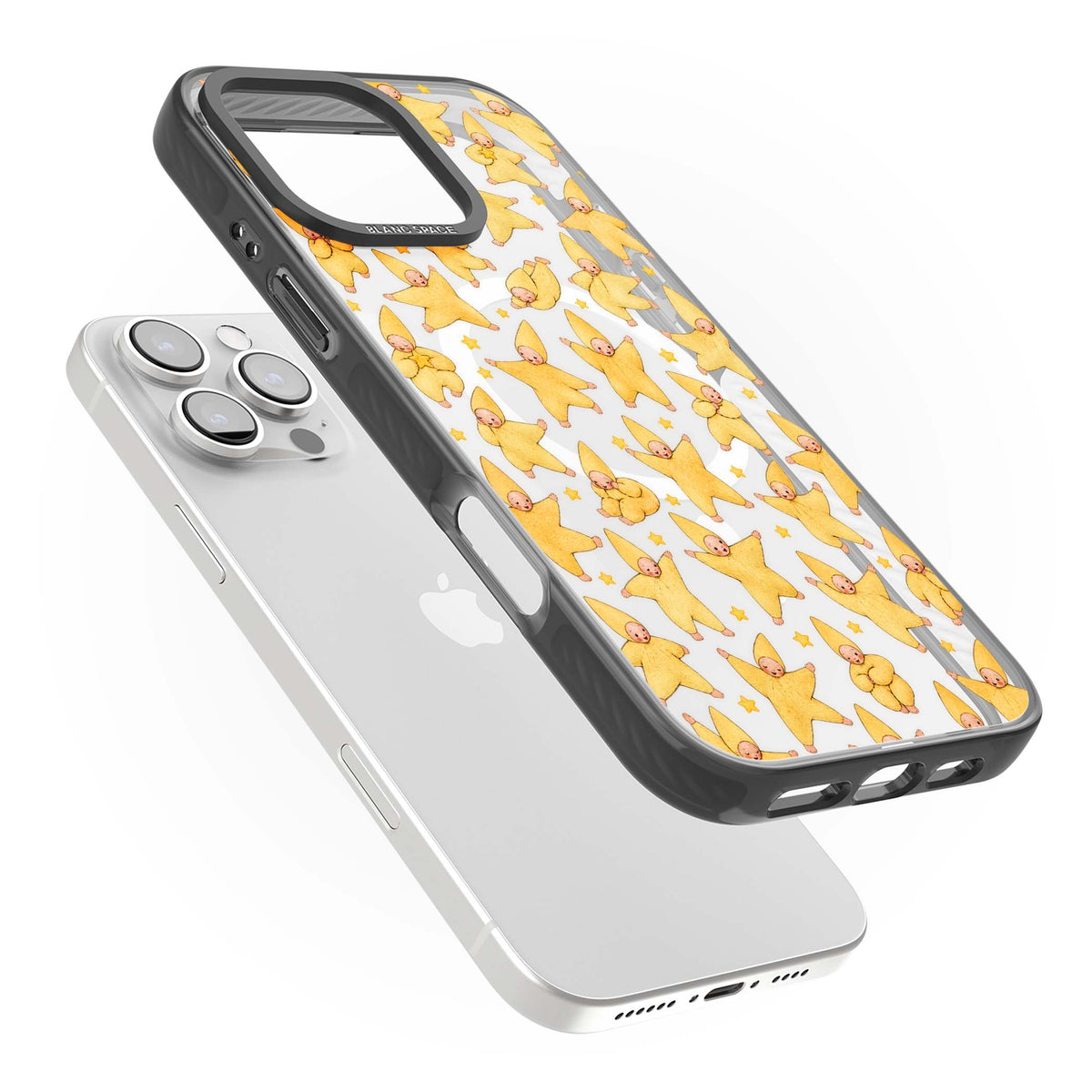 Dancing Star Babies for her iPhone case | Black Impact Magsafe case for iPhone 16 Pro, iPhone 16 Pro Max