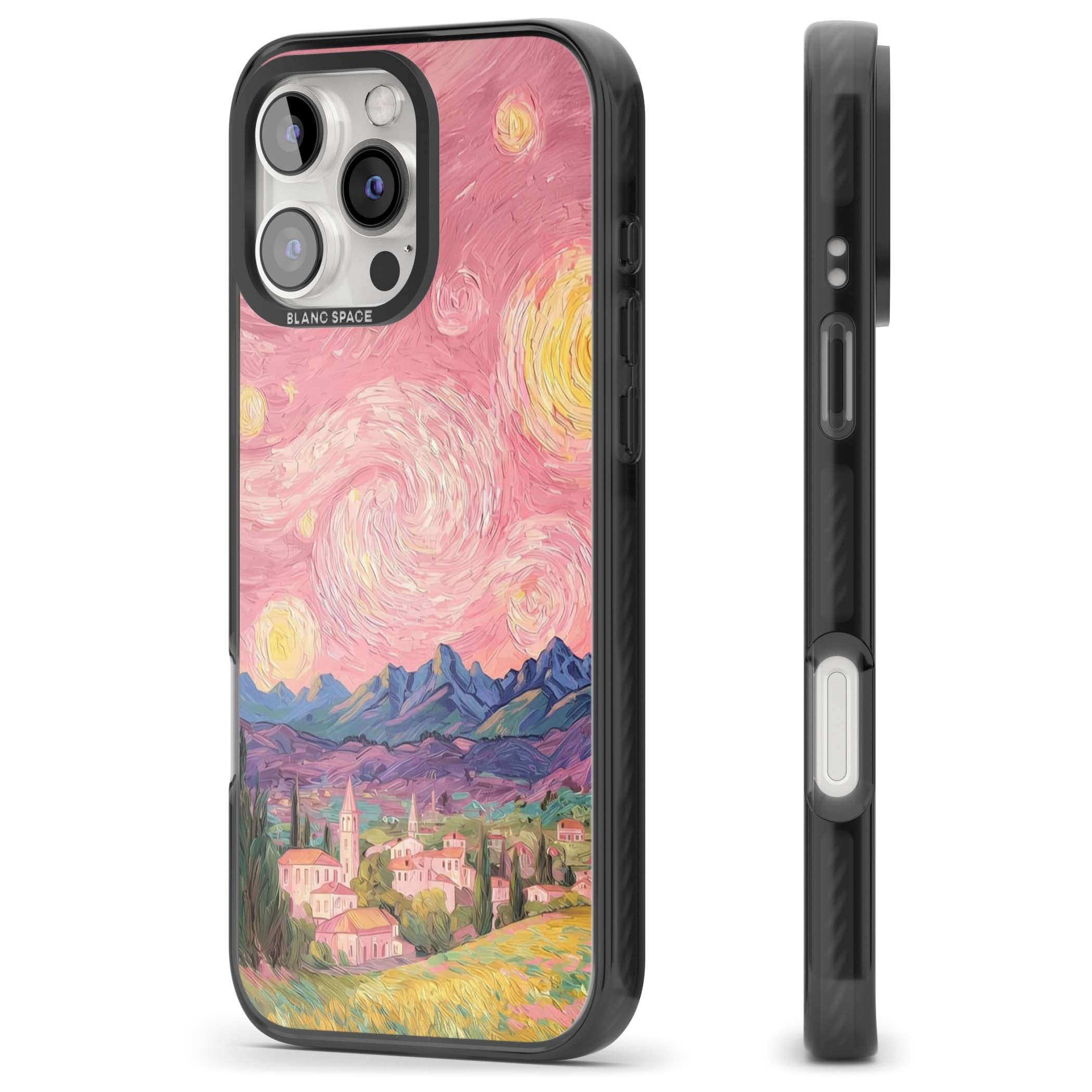 The Starry Sunset for her iPhone case | Black Impact case for iPhone 16 Pro, iPhone 16 Pro Max