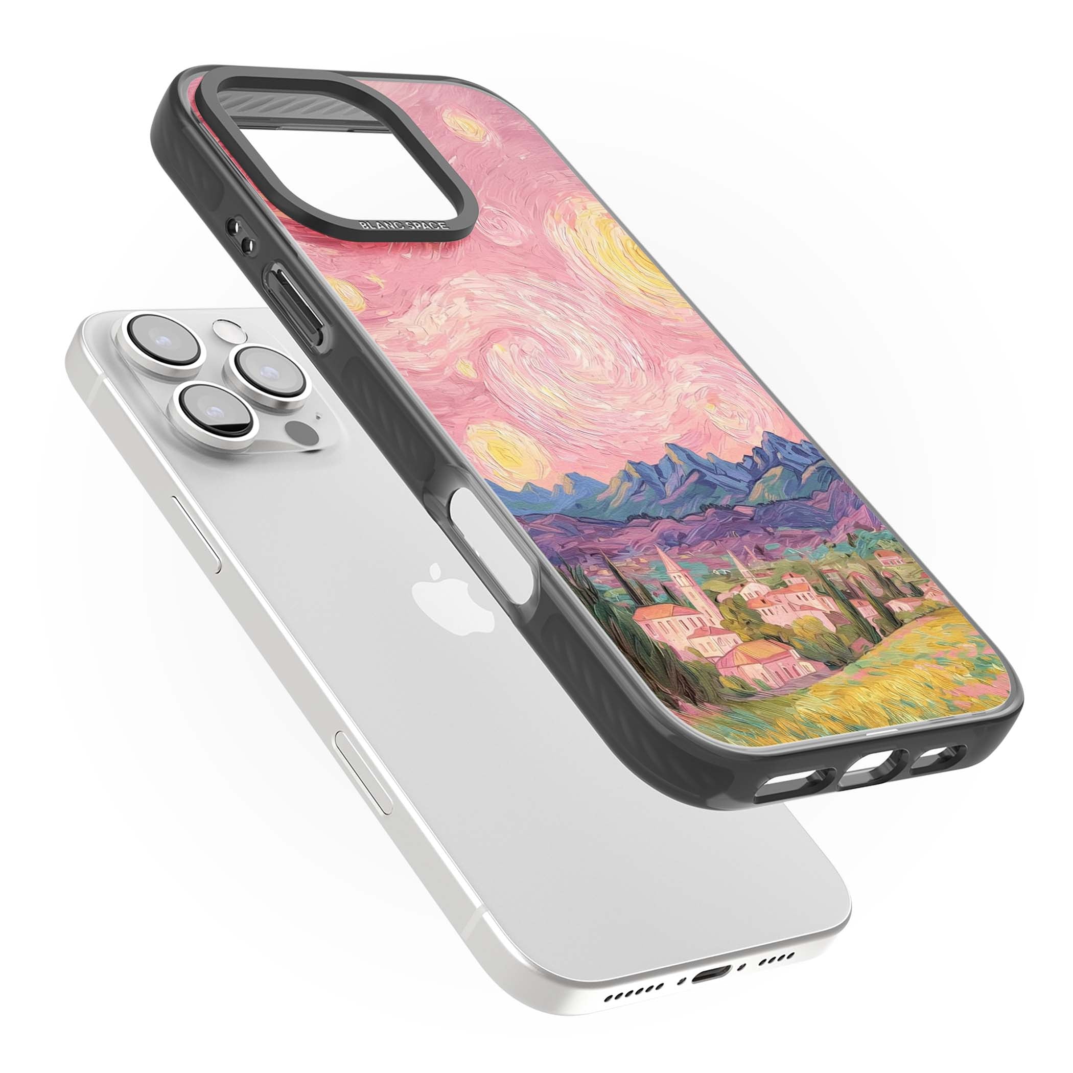 The Starry Sunset for her iPhone case | Black Impact case for iPhone 16 Pro, iPhone 16 Pro Max