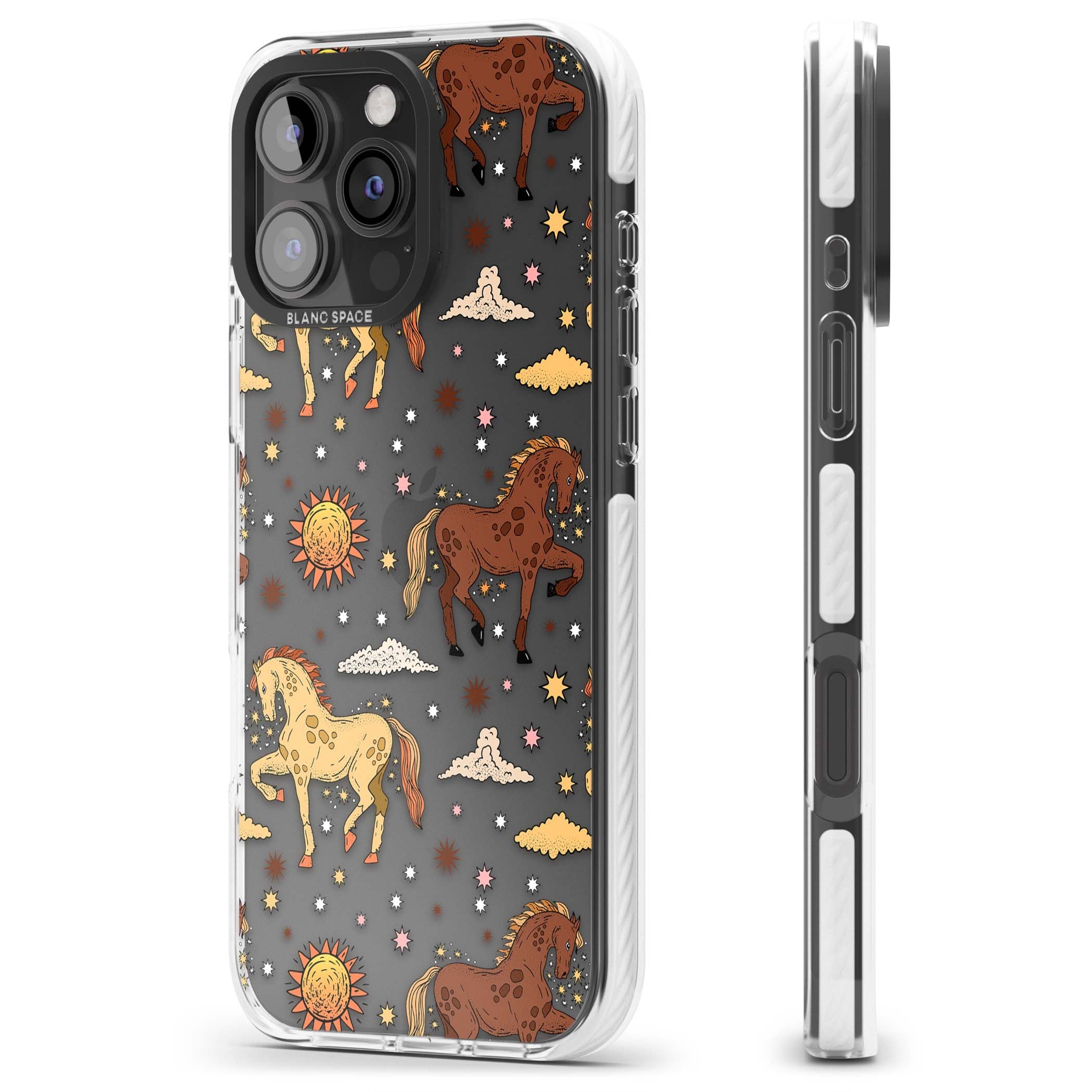 Elevate Your Phone'S Style With This Boho Celestial Sun & Eye Phone Case, Featuring A Mystical Blend Of Suns, All-Seeing Eyes, Butterflies, Stars, And