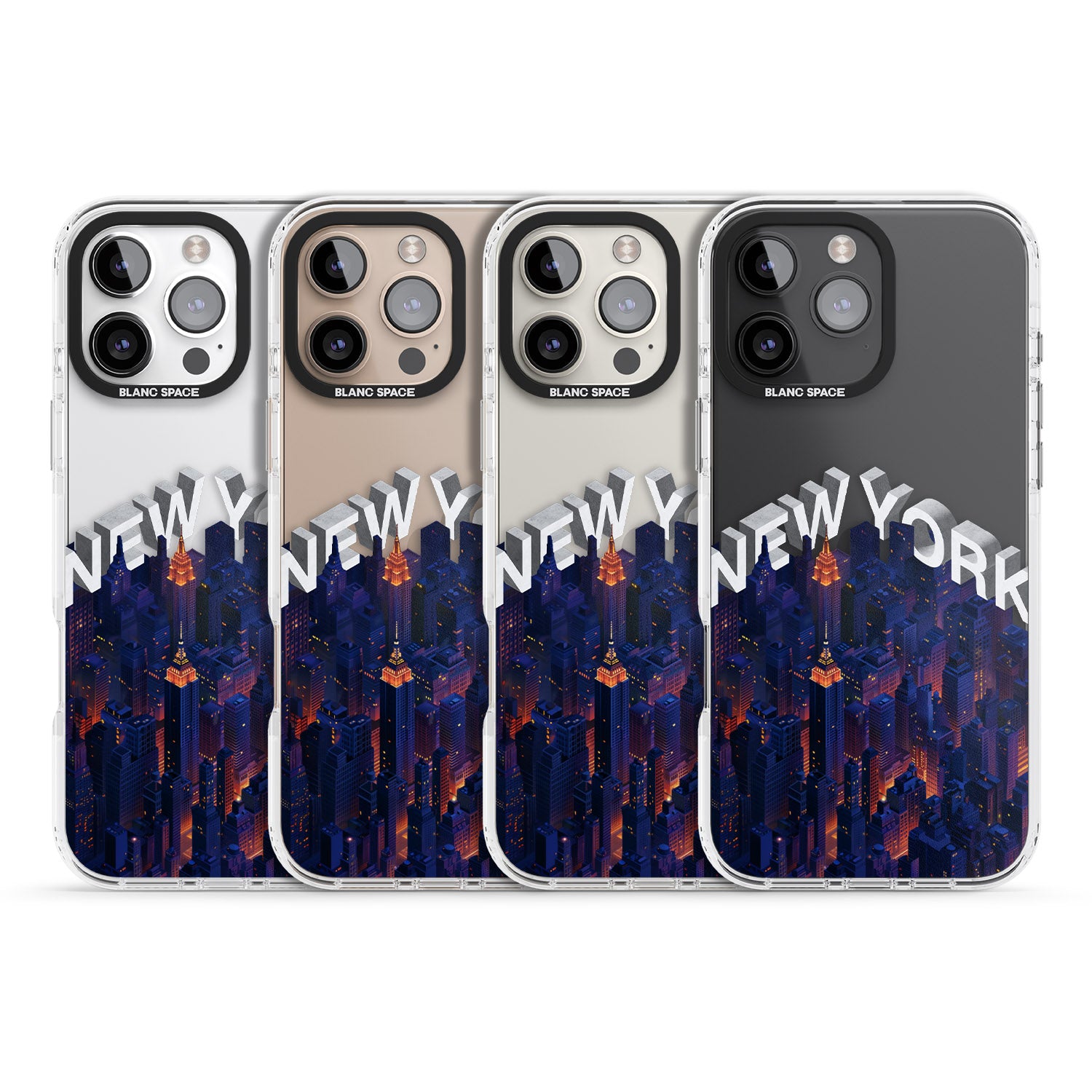 iPhone 16 Pro Max New York City Black Impact Phone Case + Magsafe