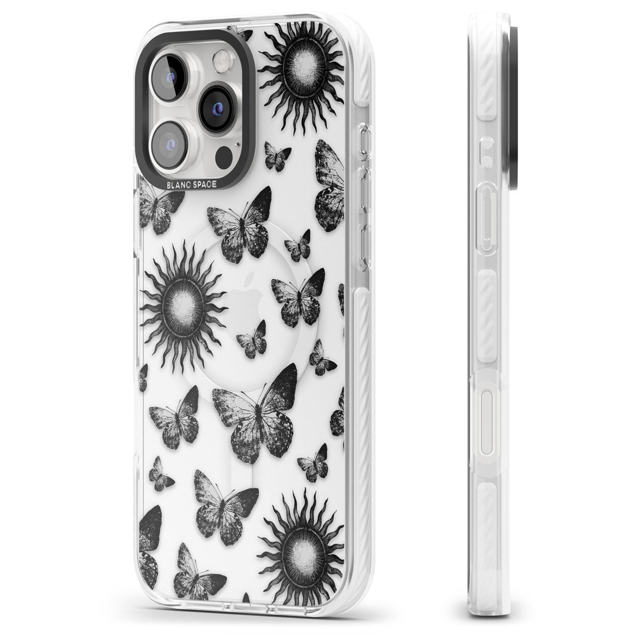 Butterflies & Suns Impact Magsafe Phone Case for iPhone 16 Pro, iPhone 16 Pro Max