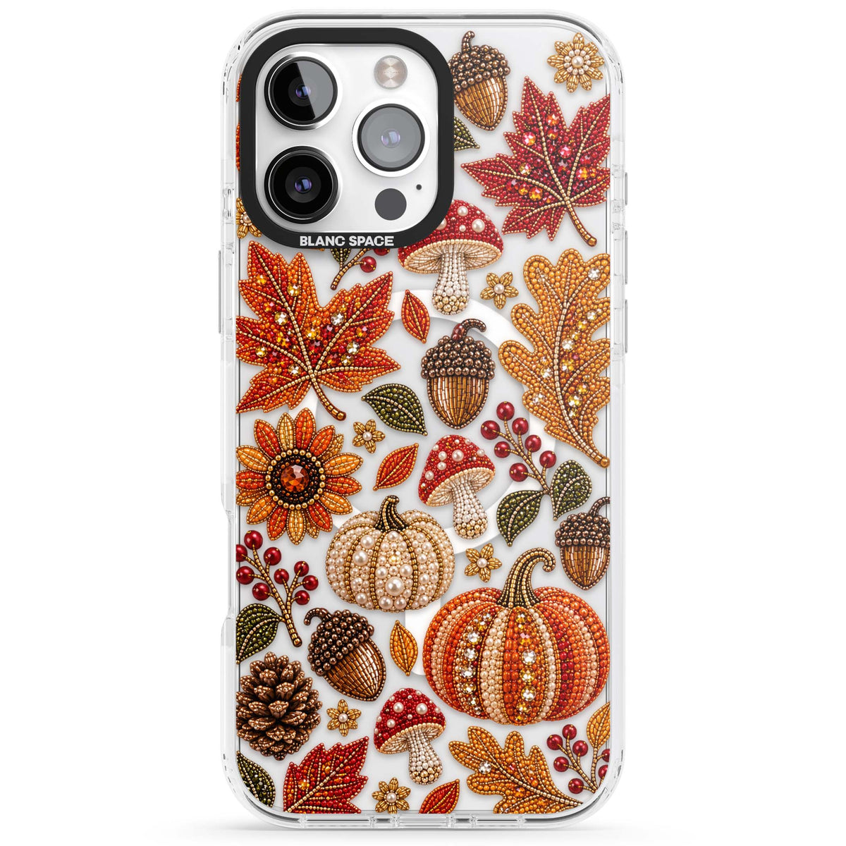 Beaded Autumn iPhone case | Impact Magsafe case for iPhone 16 Pro, iPhone 16 Pro Max