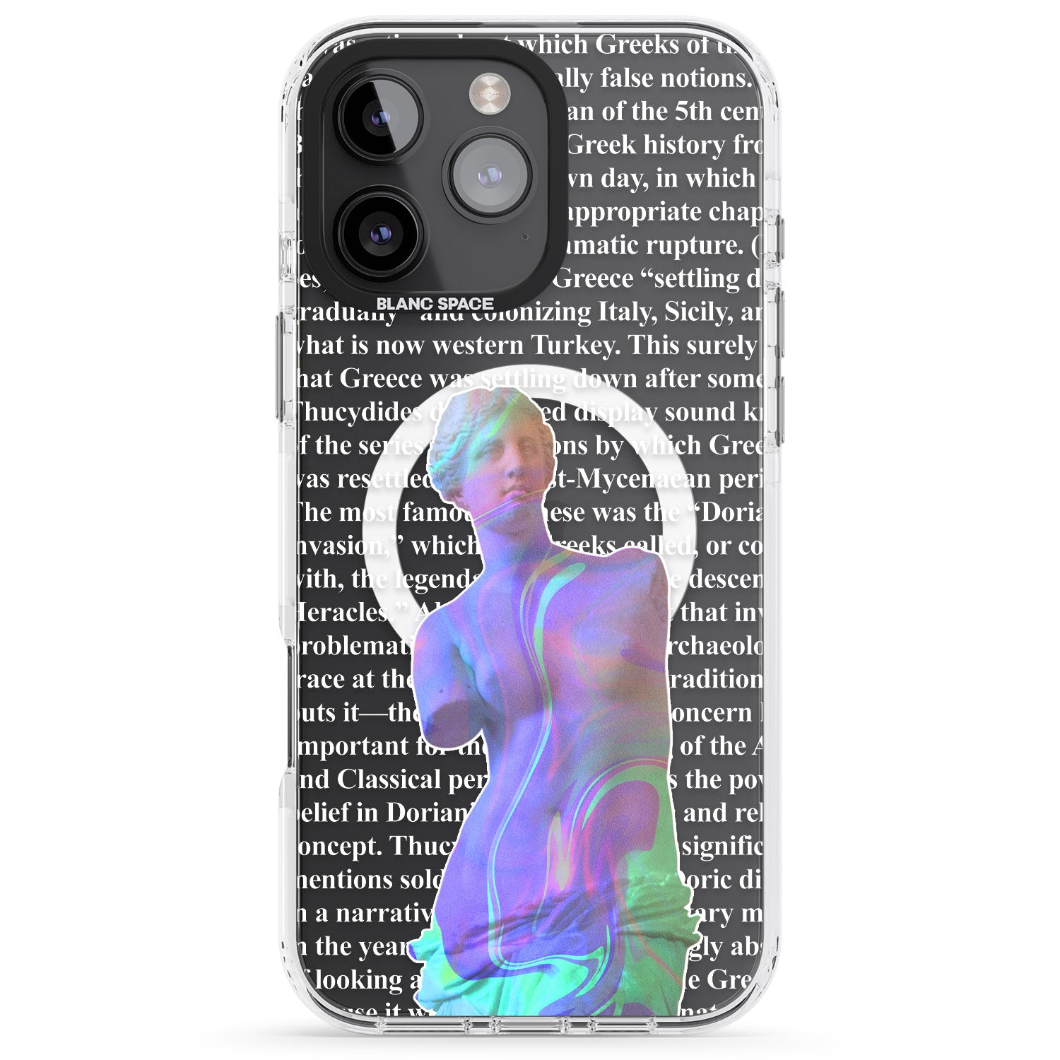iPhone 16 Iridescent De Milo Clear Impact Phone Case