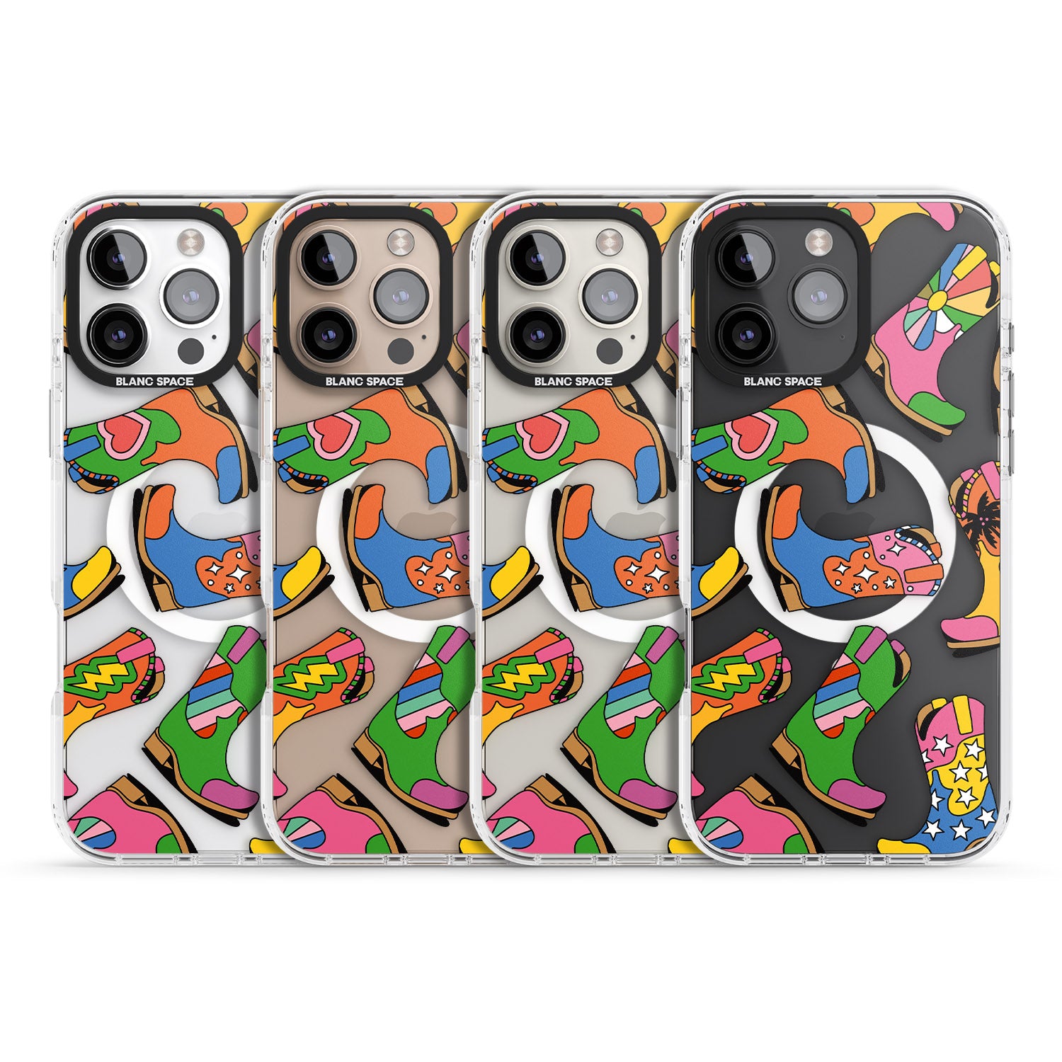 iPhone 16 Pro Max Starburst Boots Black Impact Phone Case