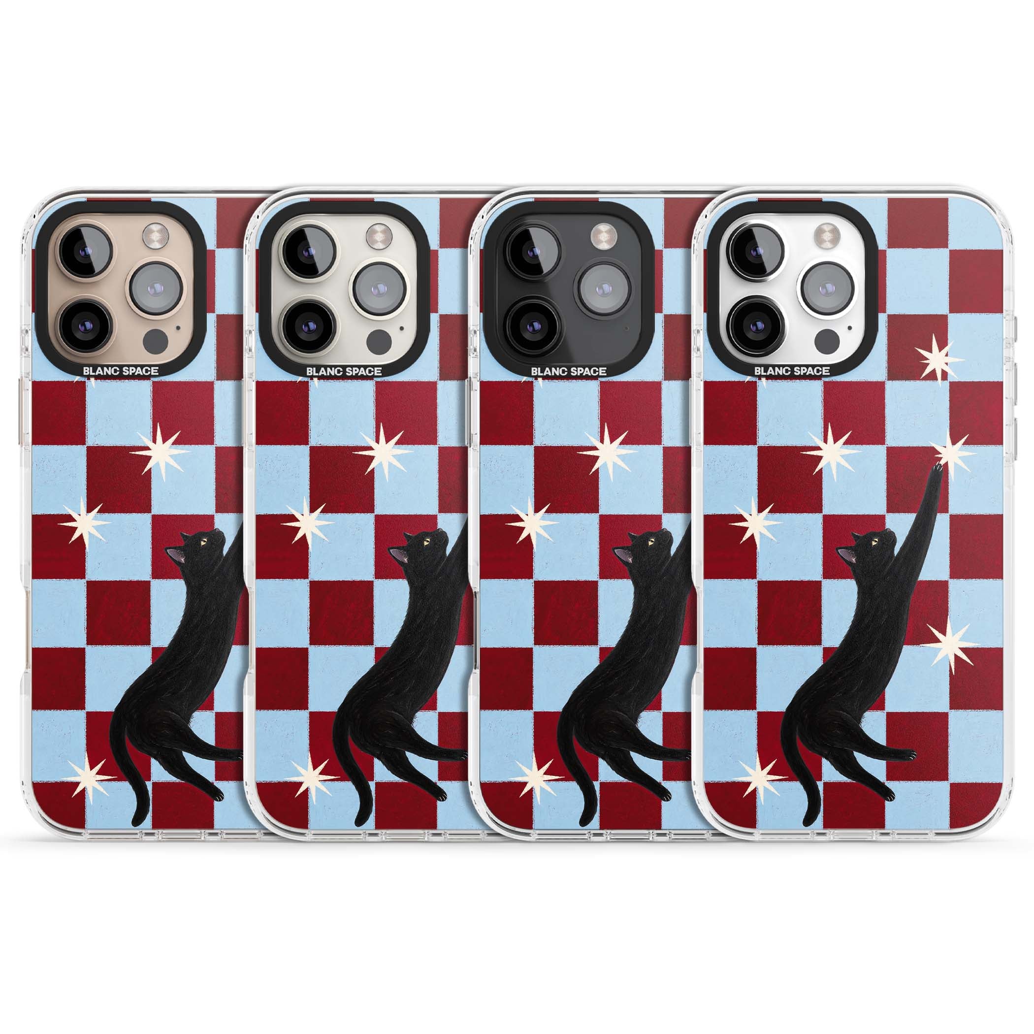 Starlit Kitty animals iPhone case | Clear Impact case for iPhone 16 Pro, iPhone 16 Pro Max