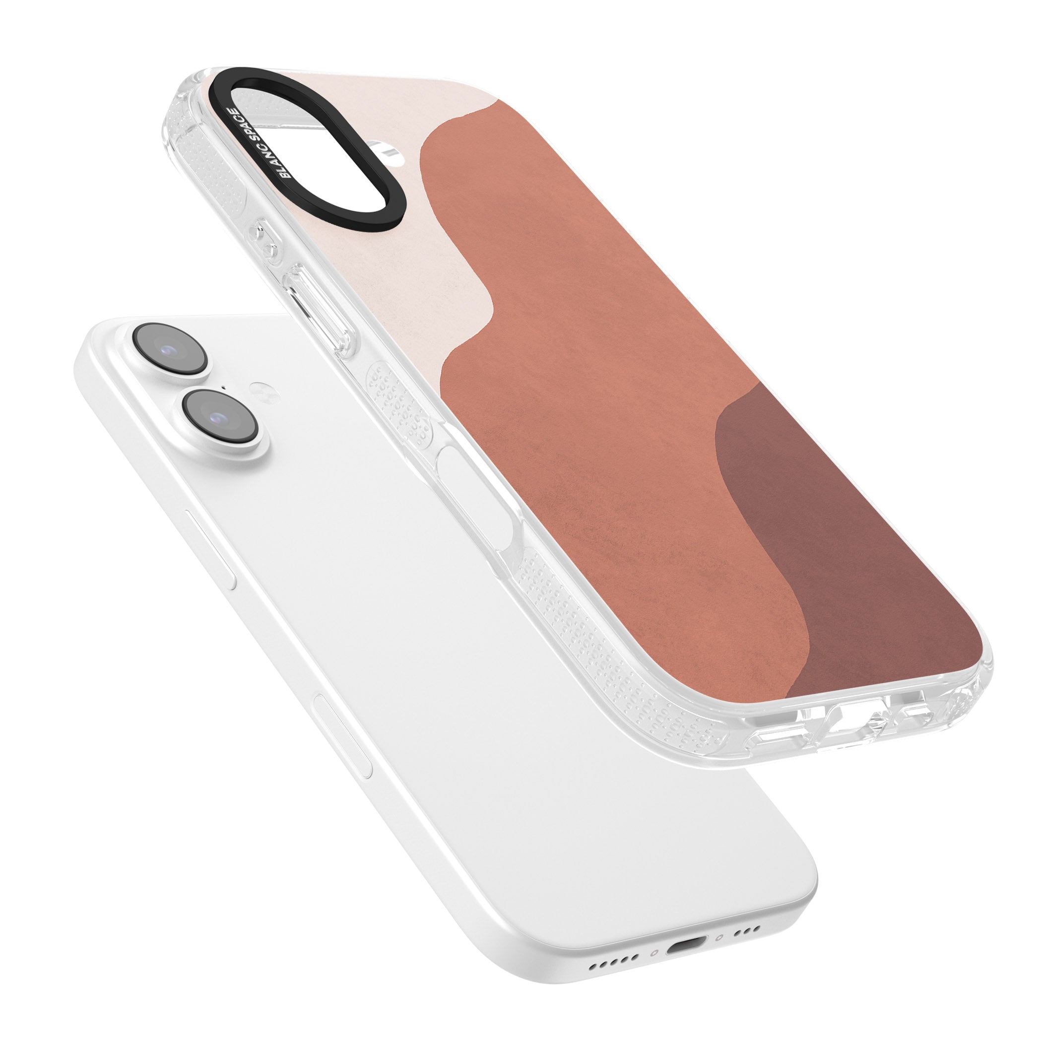 Lush Abstract Watercolour Design #3 iPhone 17 Impact Air Clear Phone Case Colours