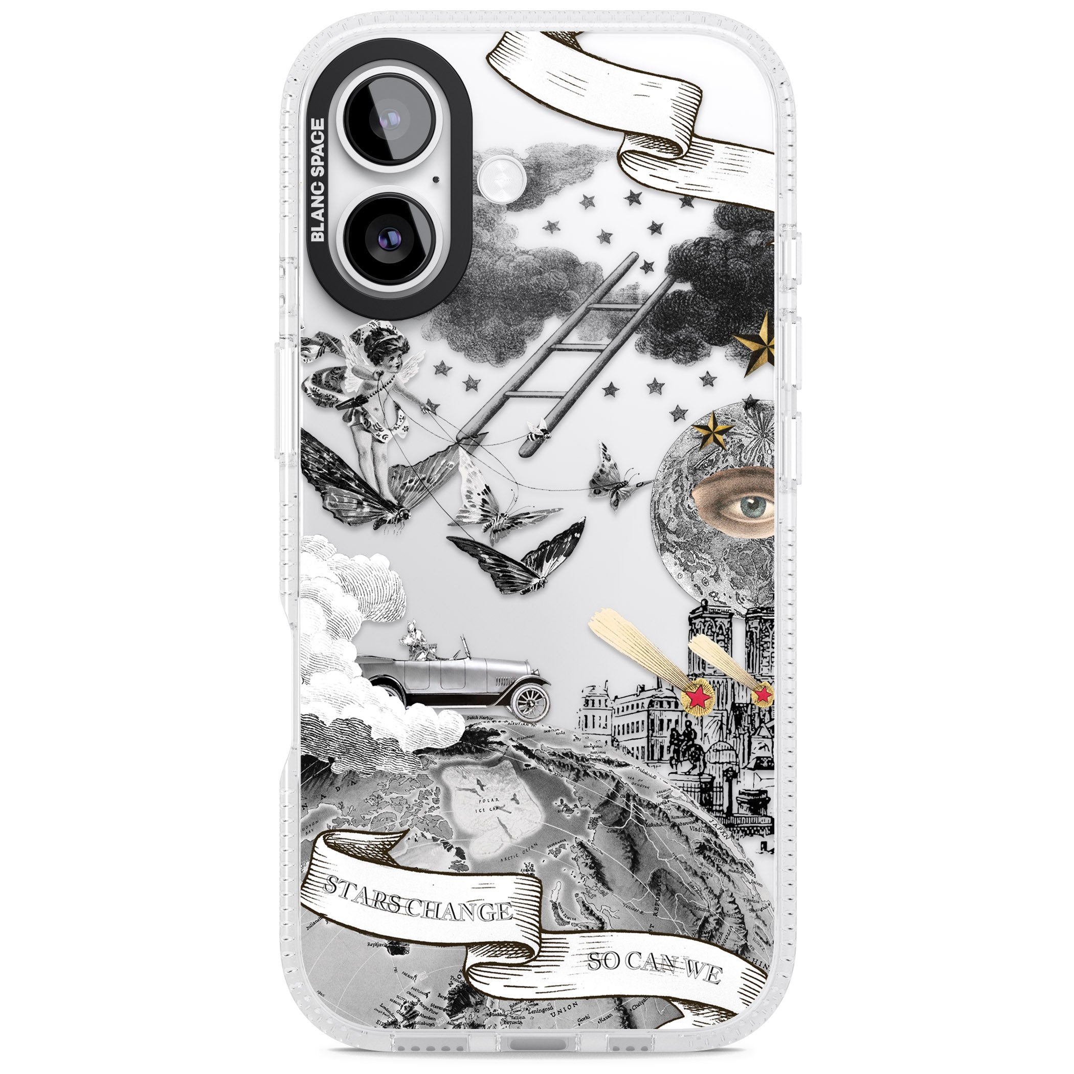 Stars Change So Can We iPhone 17 Impact Air Clear Phone Case