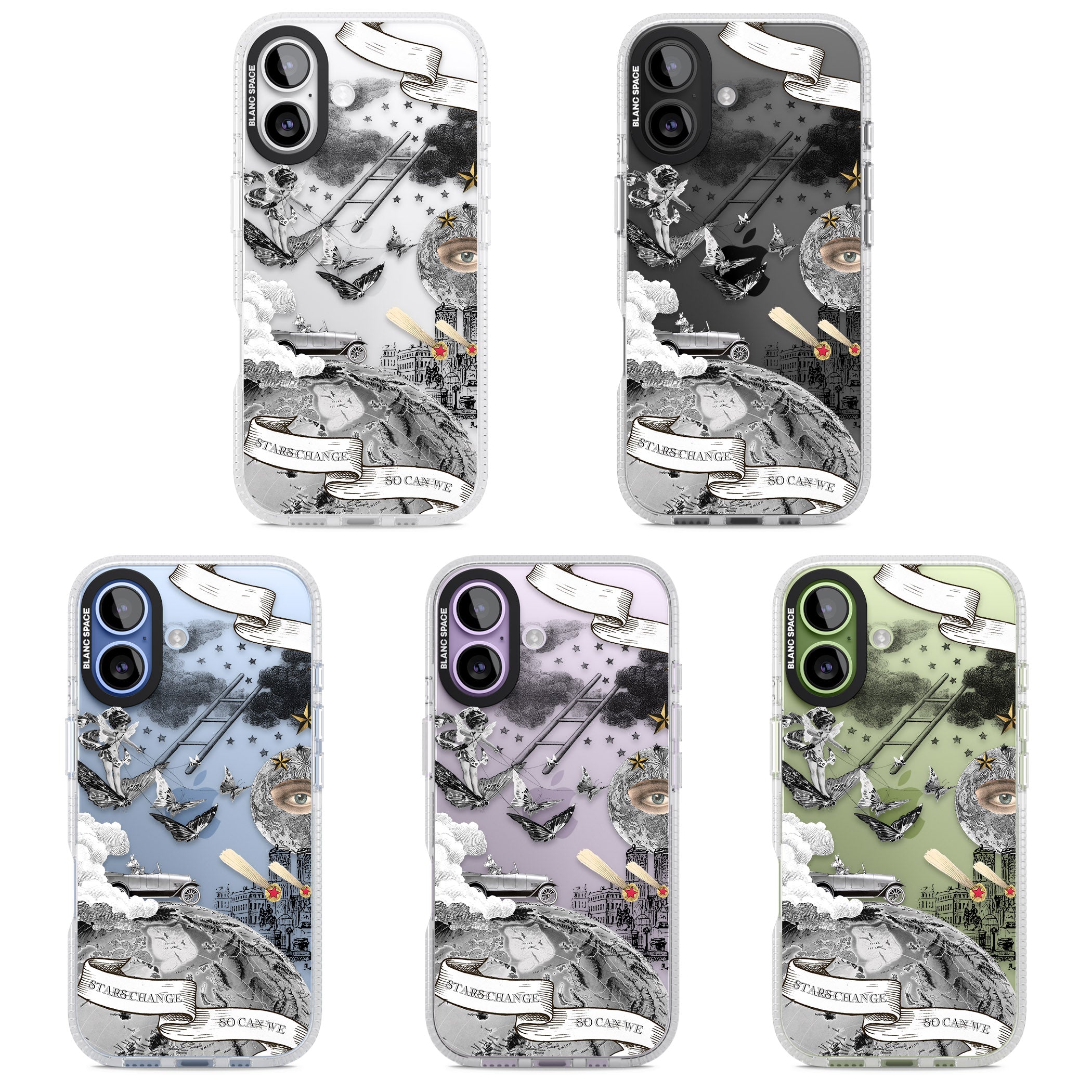 Stars Change So Can We iPhone 17 Impact Air Clear Phone Case APT Impact Protection