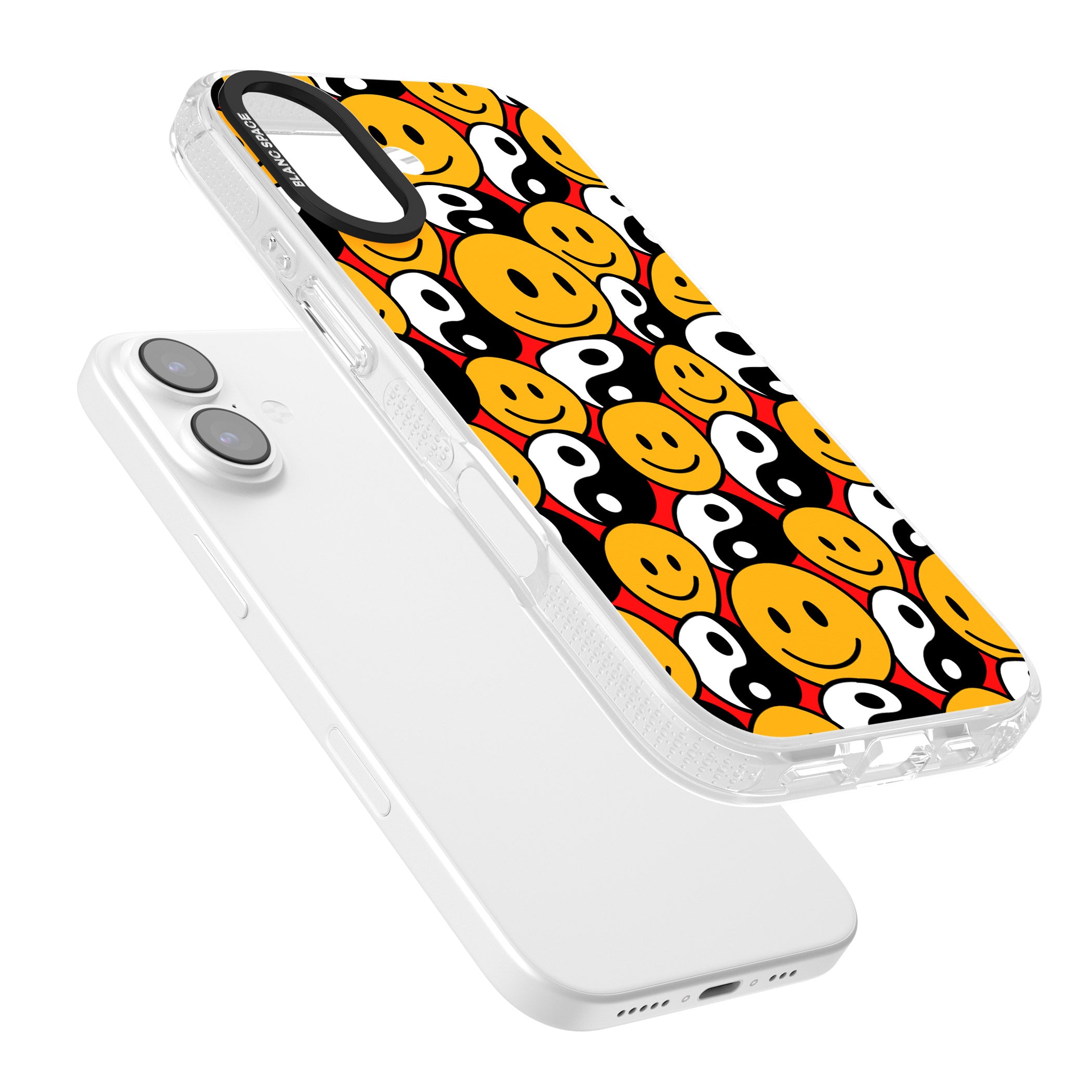 Yin Yang & Faces iPhone 17 Impact Air Clear Phone Case Colours