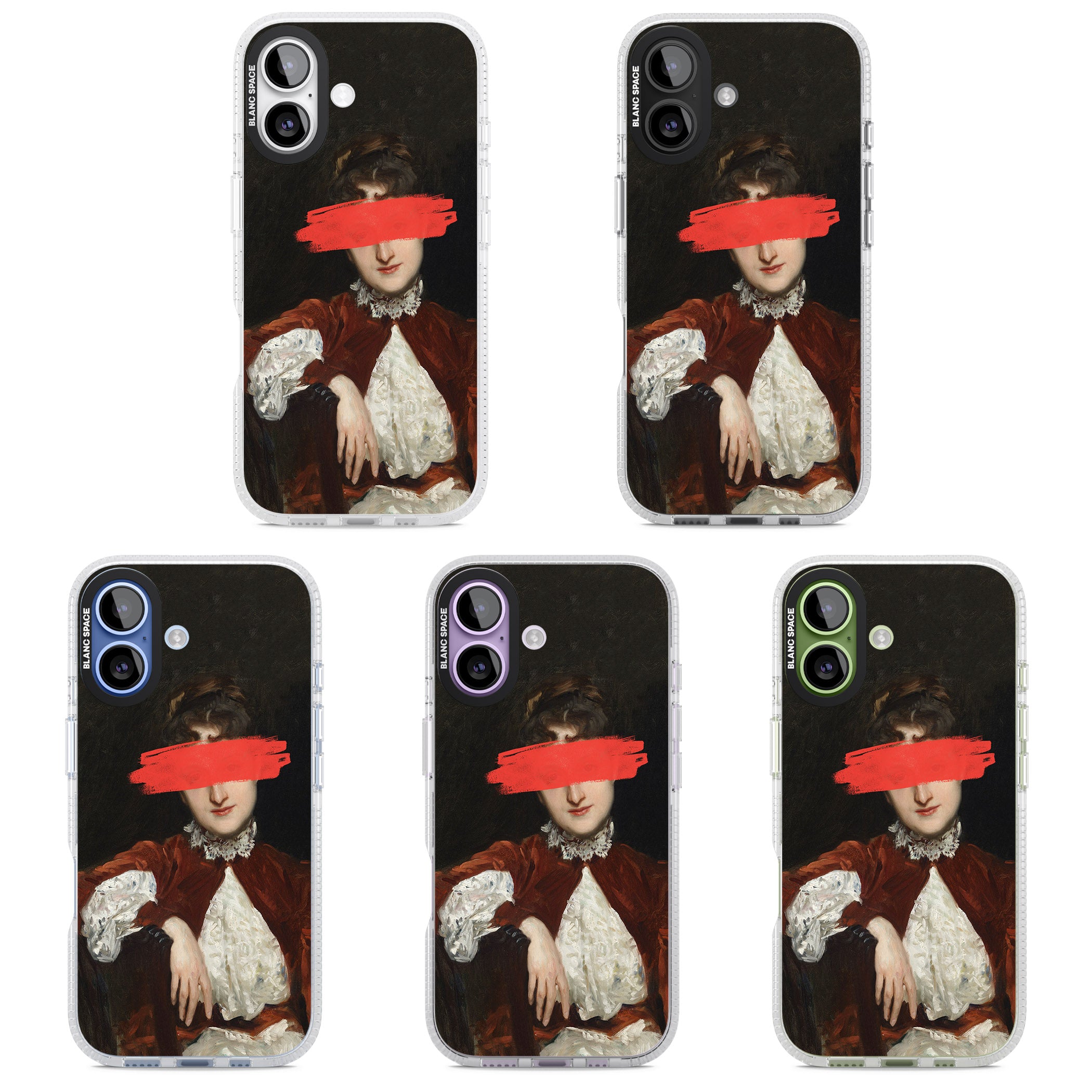 Paint Stroke iPhone 17 Impact Air Clear Phone Case APT Impact Protection