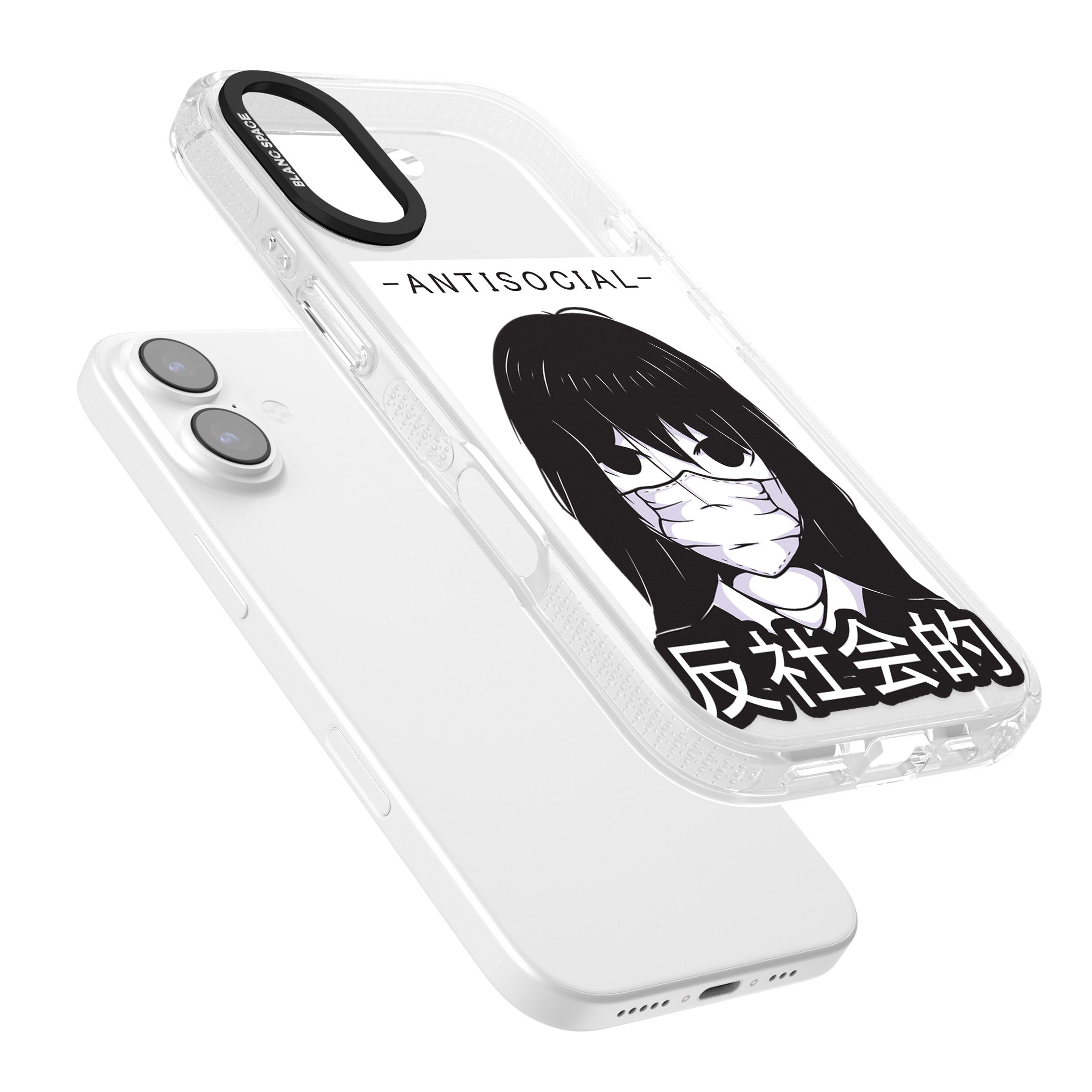 Anti Social iPhone 17 Impact Air Clear Phone Case Colours