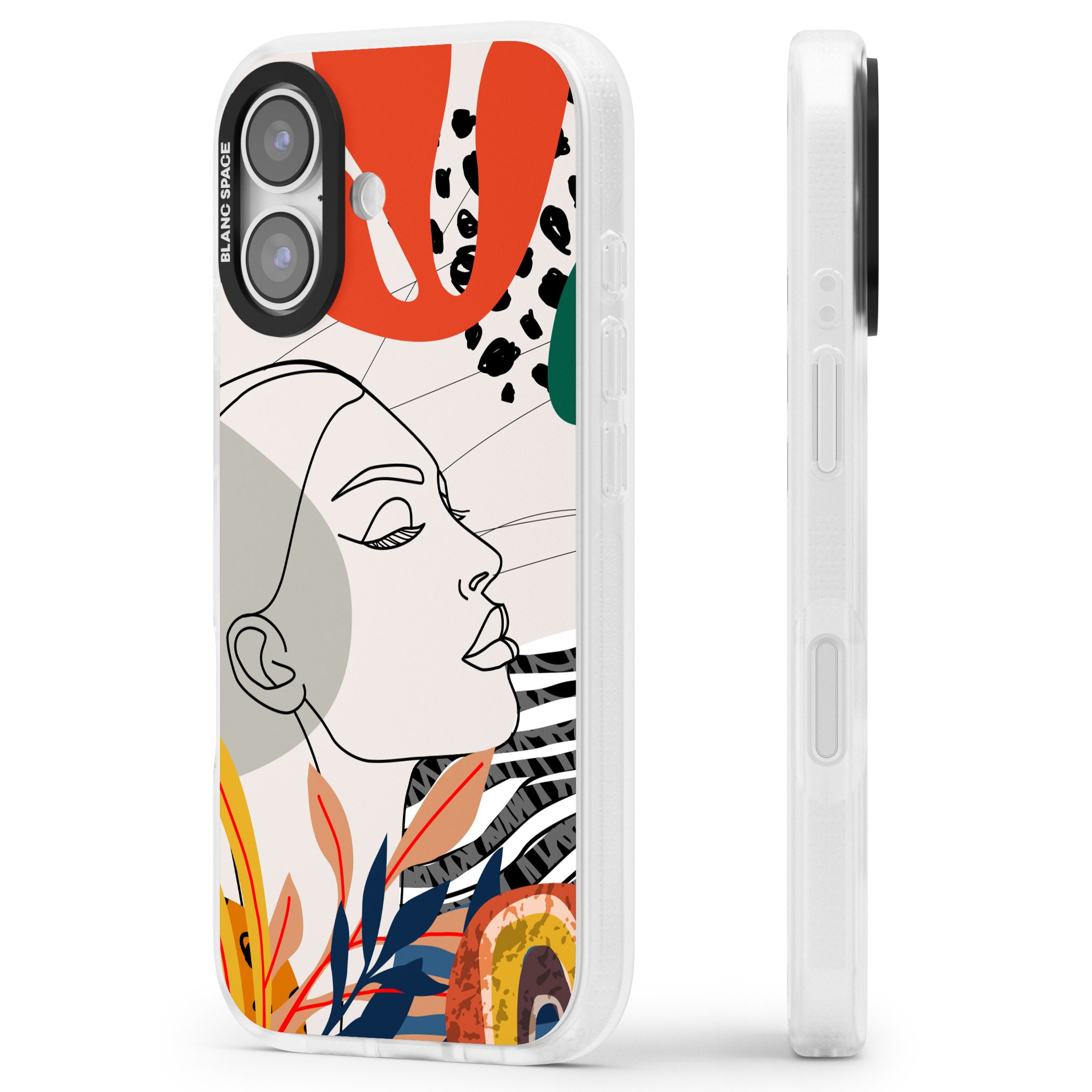 Girl Gone Wild iPhone 17 Impact Air Clear Phone Case Side Profile