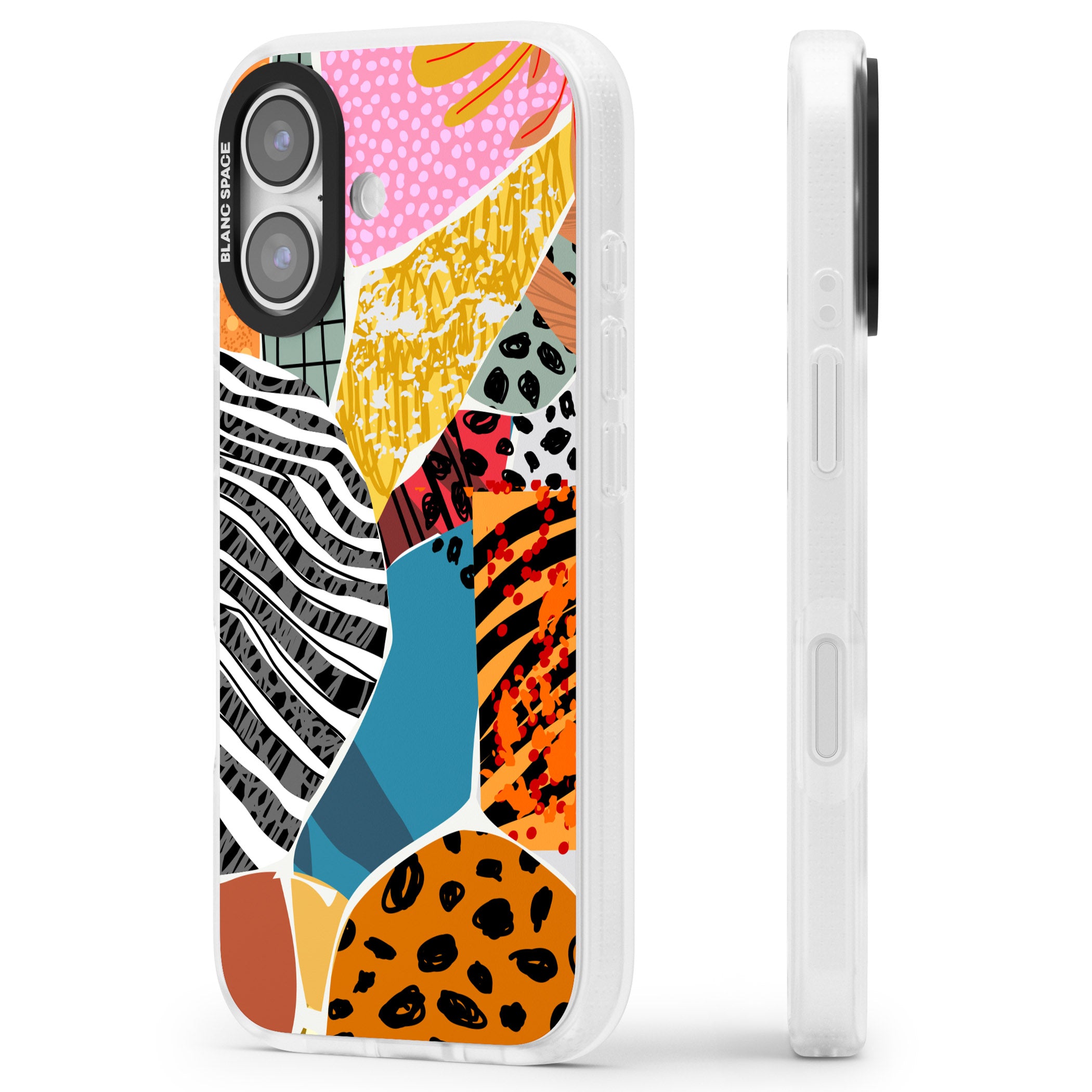 Print Passion iPhone 17 Impact Air Clear Phone Case Side Profile