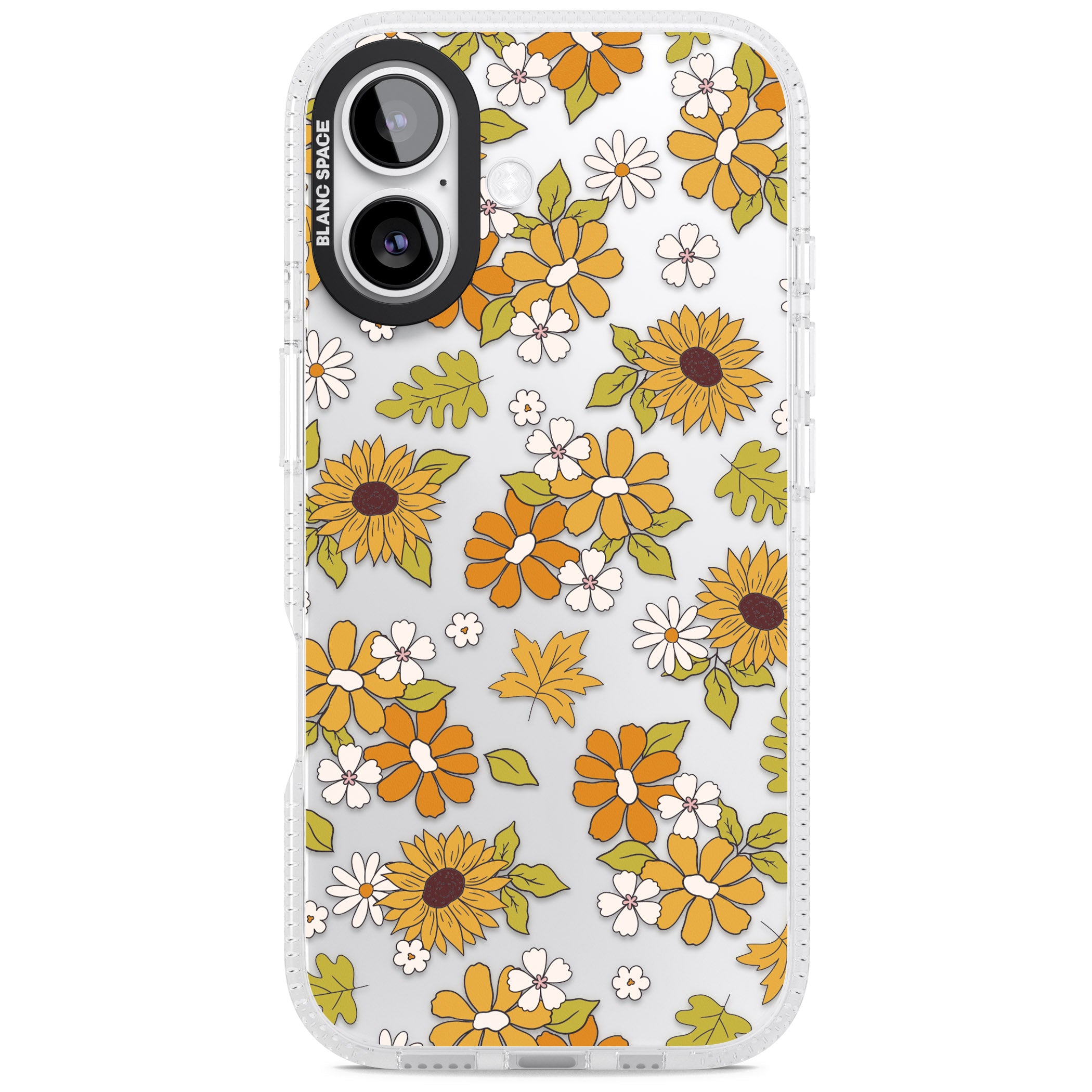 Boho Sunflowers iPhone 17 Impact Air Clear Phone Case