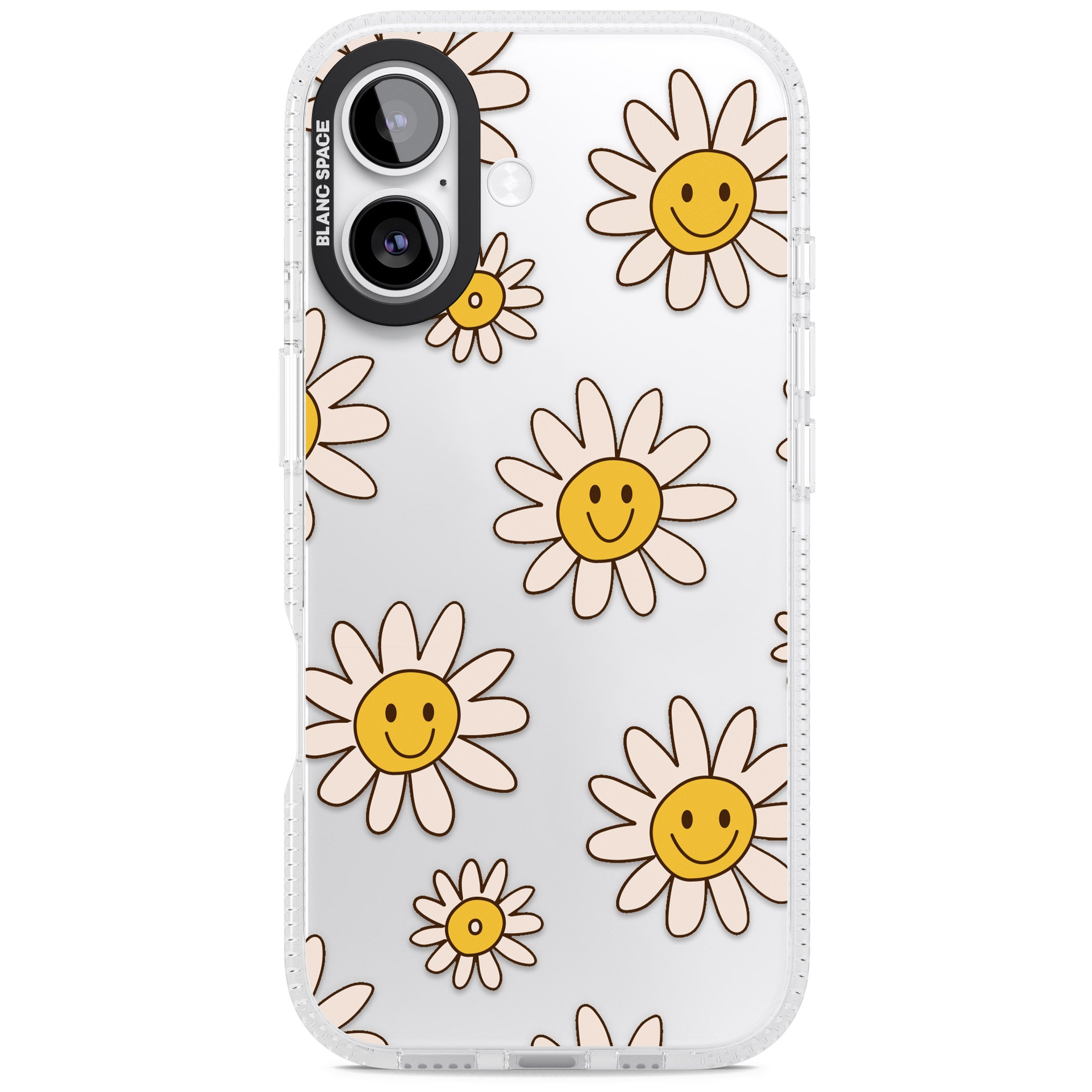 Daisy Faces iPhone 17 Impact Air Clear Phone Case