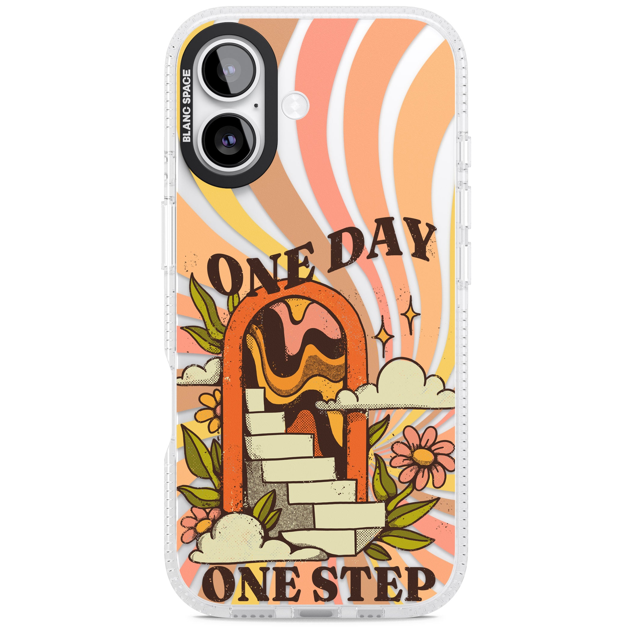 One Day One Step iPhone 17 Impact Air Clear Phone Case
