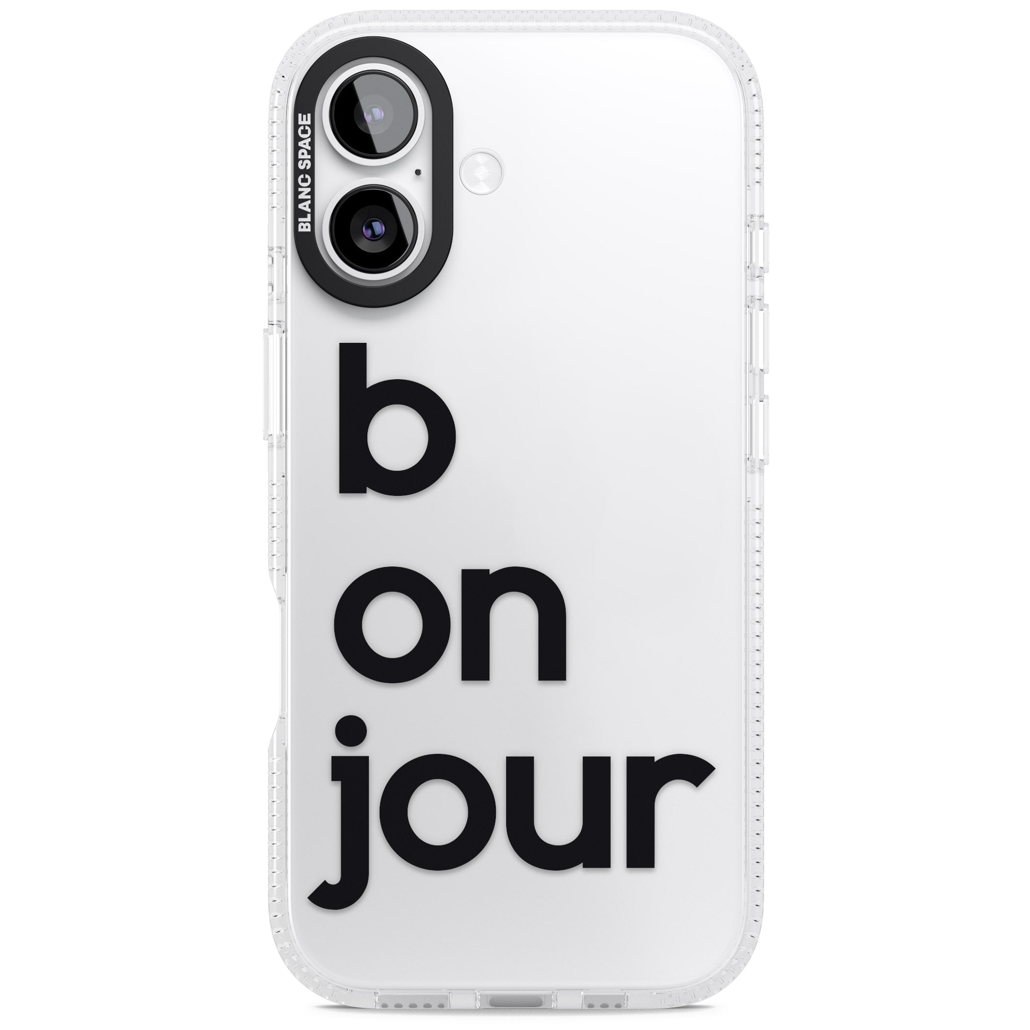 Bonjour iPhone 17 Impact Air Clear Phone Case