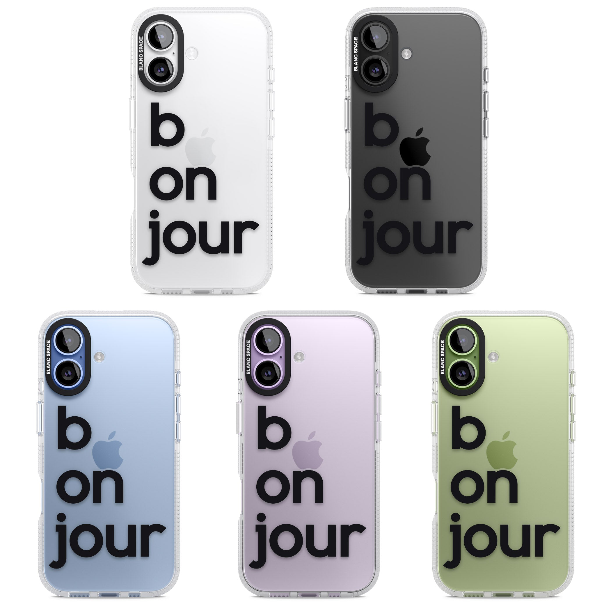 Bonjour iPhone 17 Impact Air Clear Phone Case APT Impact Protection