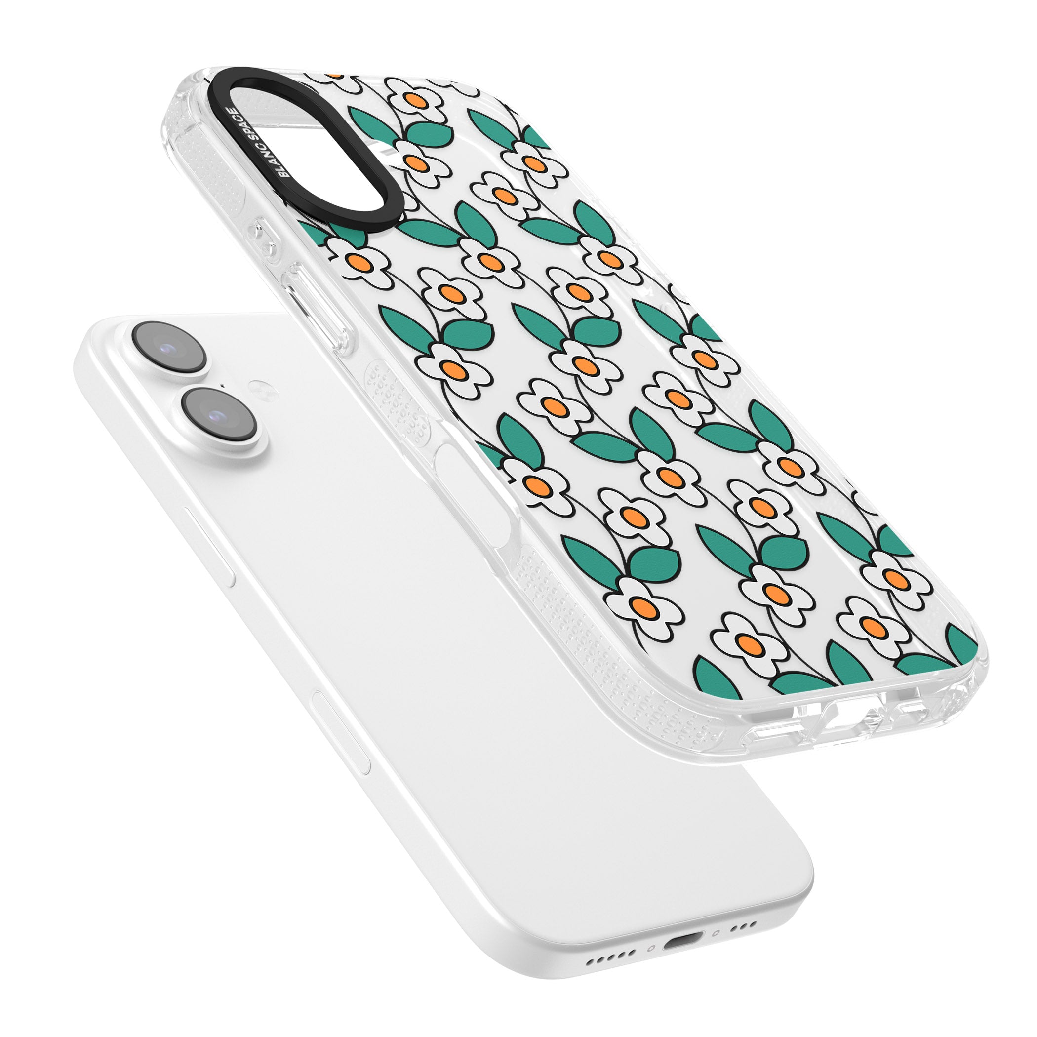 Spring Daisies iPhone 17 Impact Air Clear Phone Case Colours
