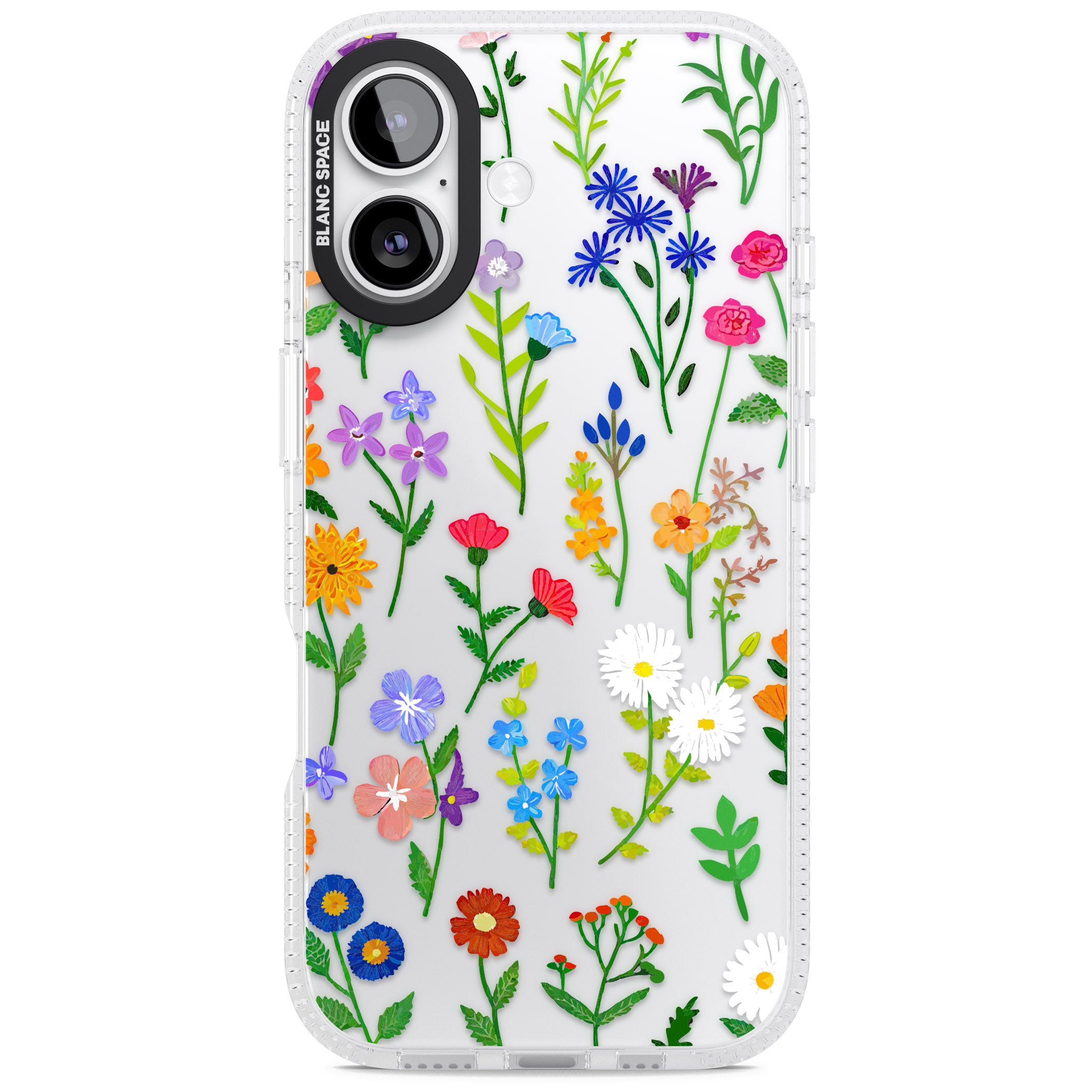 Wildflower Garden iPhone 17 Impact Air Clear Phone Case