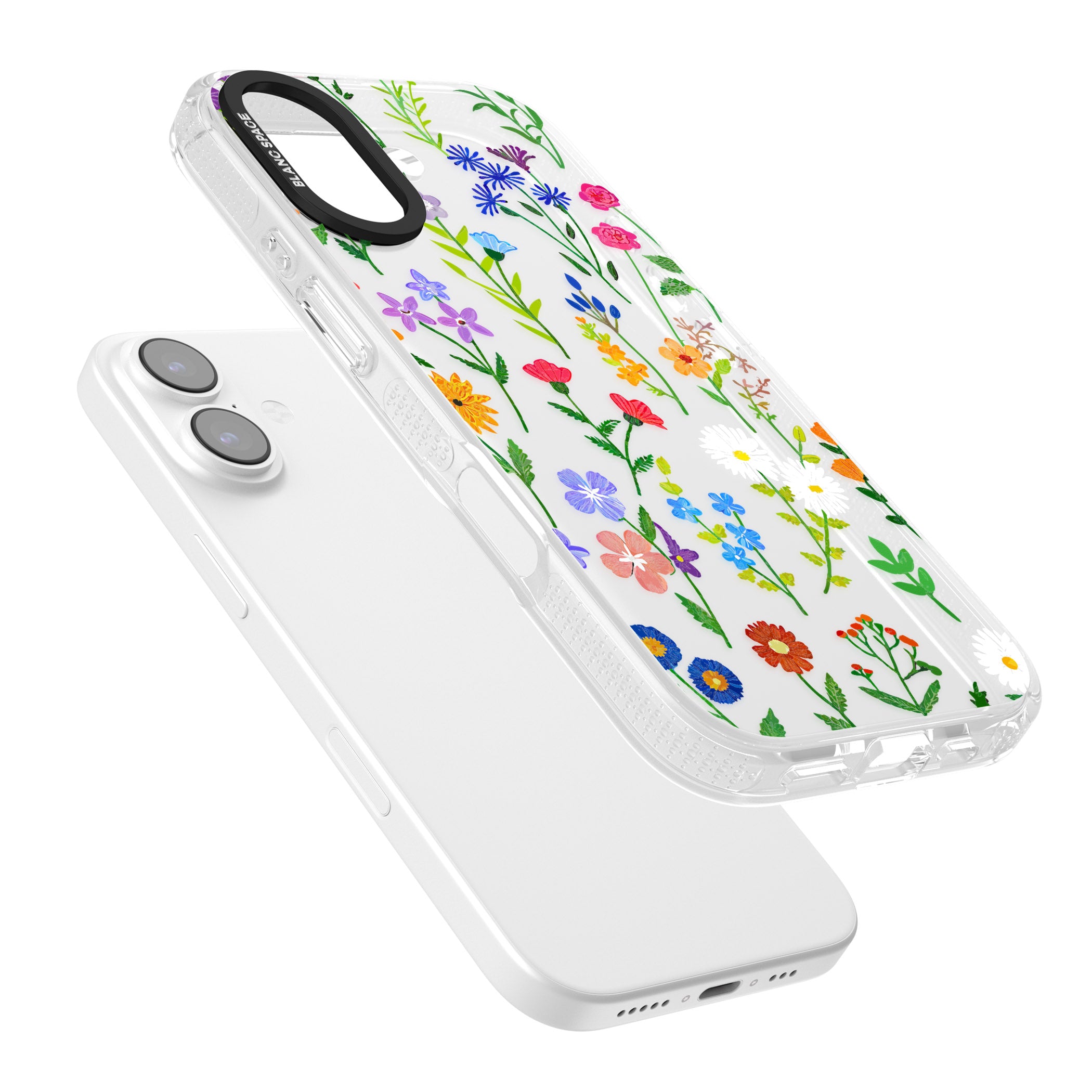 Wildflower Garden iPhone 17 Impact Air Clear Phone Case Colours