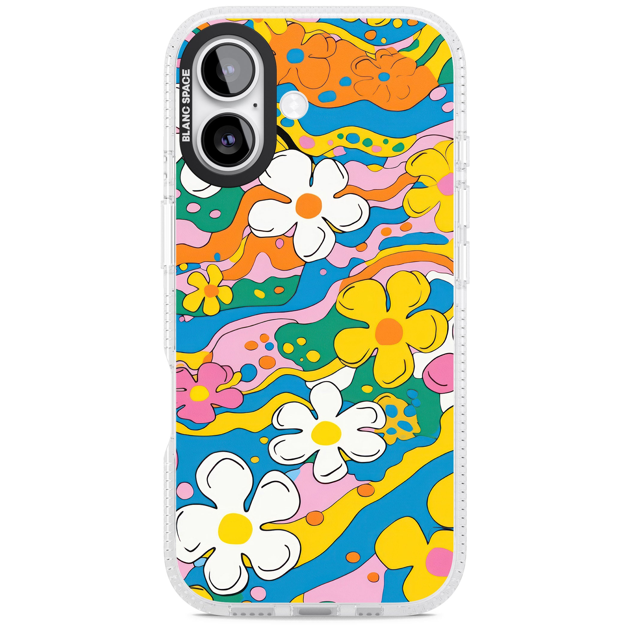 Vibrant Bloom iPhone 17 Impact Air Clear Phone Case