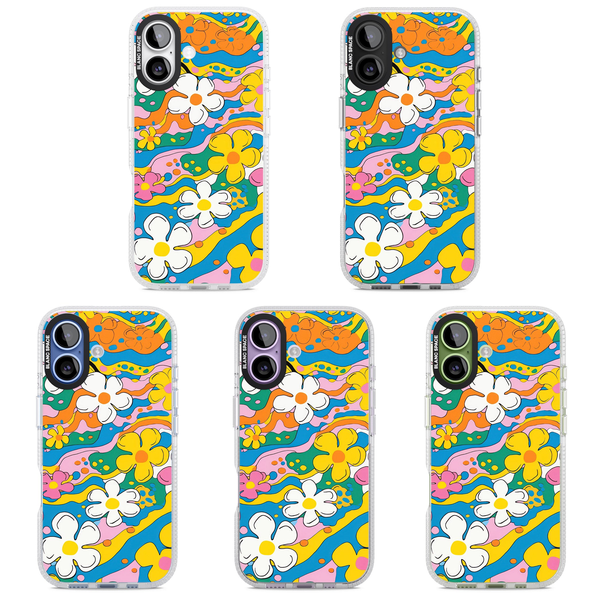 Vibrant Bloom iPhone 17 Impact Air Clear Phone Case APT Impact Protection