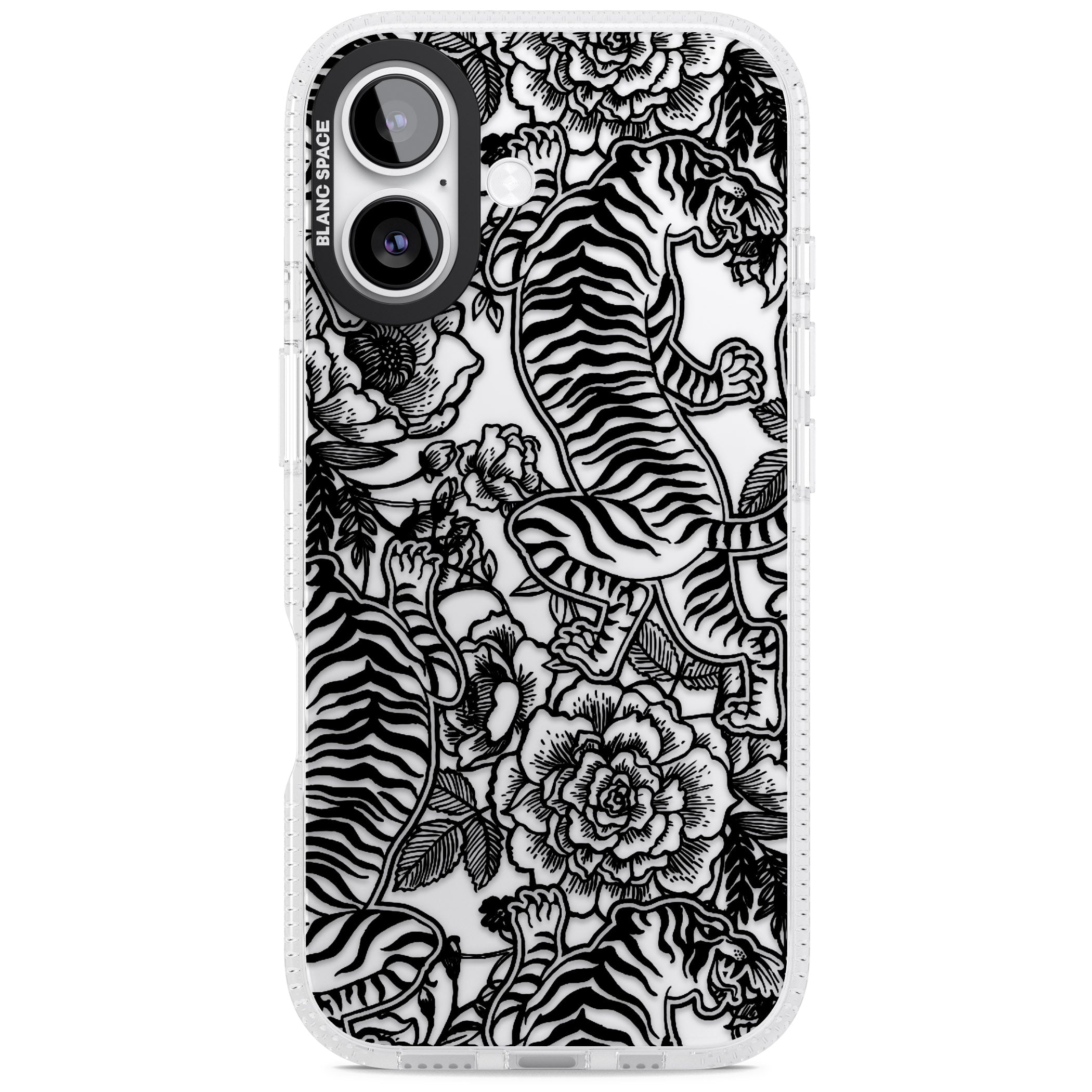 Personalised Chinese Tiger Pattern iPhone 17 Impact Air Clear Phone Case