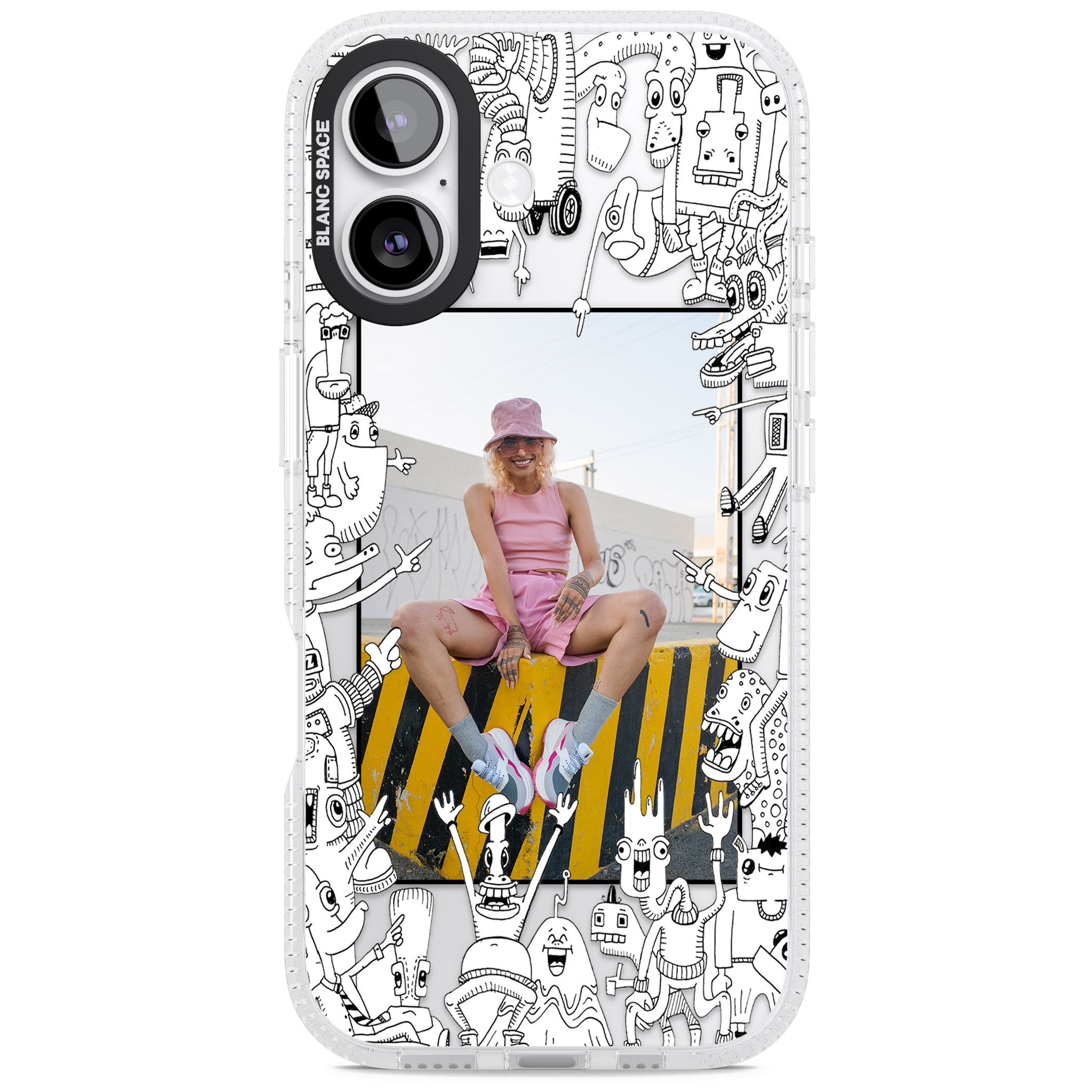 Personalised Look At This Photo Case iPhone 17 Impact Air Clear Phone Case